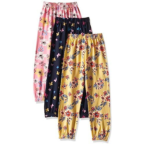 T2F Girl's Regular Track Pants (Glstrk07_Multicolour