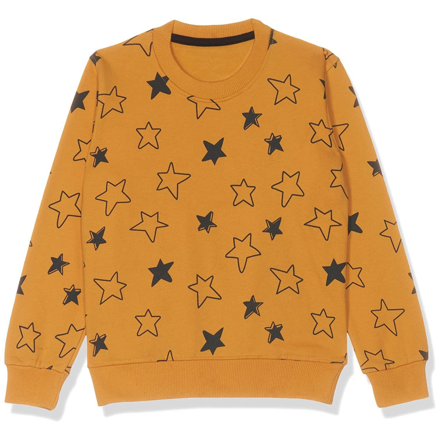 T2F Boy's Cotton Crew Neck Sweatshirt (Bys-Rn-Ss-01_Multicolor 3_13-14 Years)