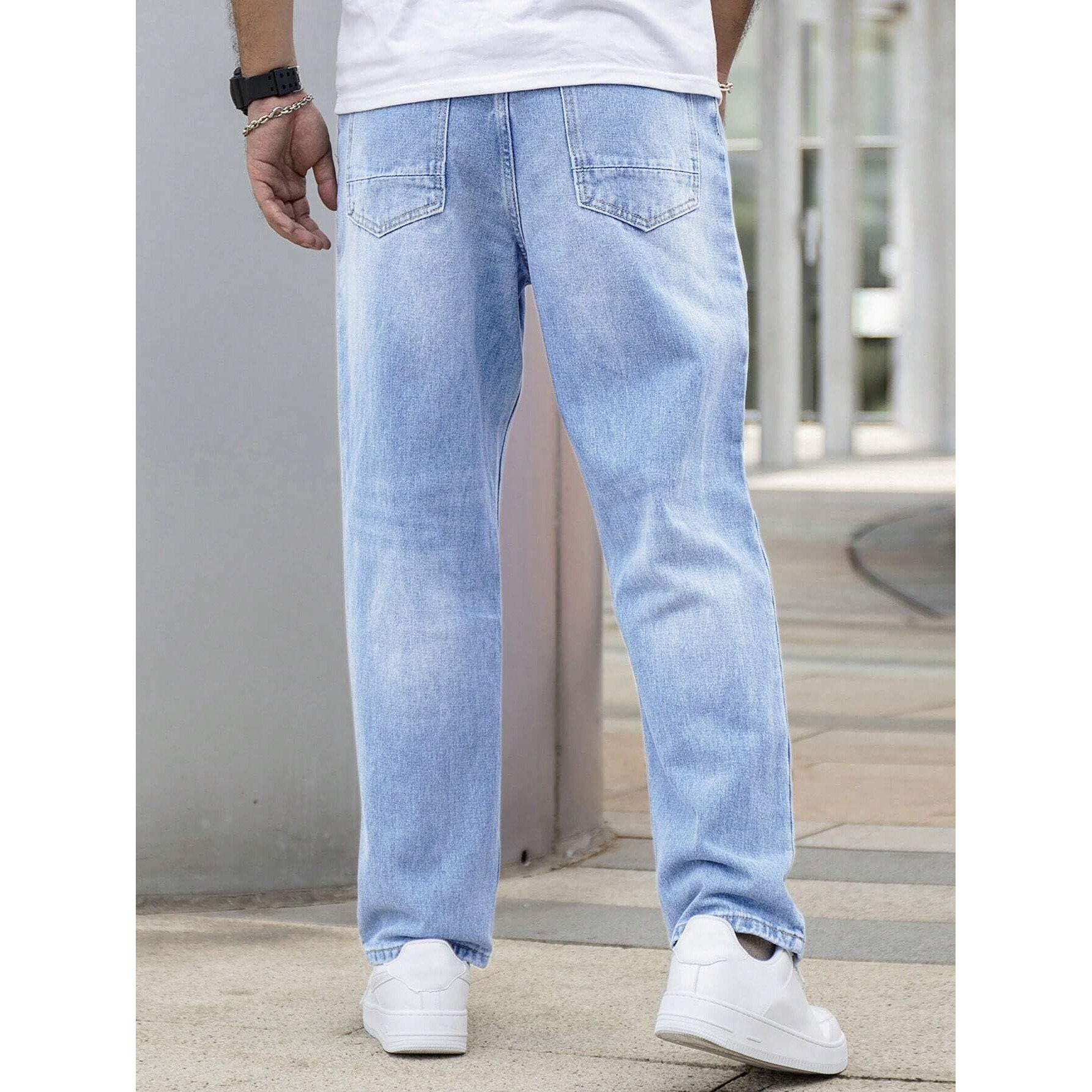 Tagas Men's Mid Rise Regular Jeans (Mdj-9-Sky Sky Blue_30)