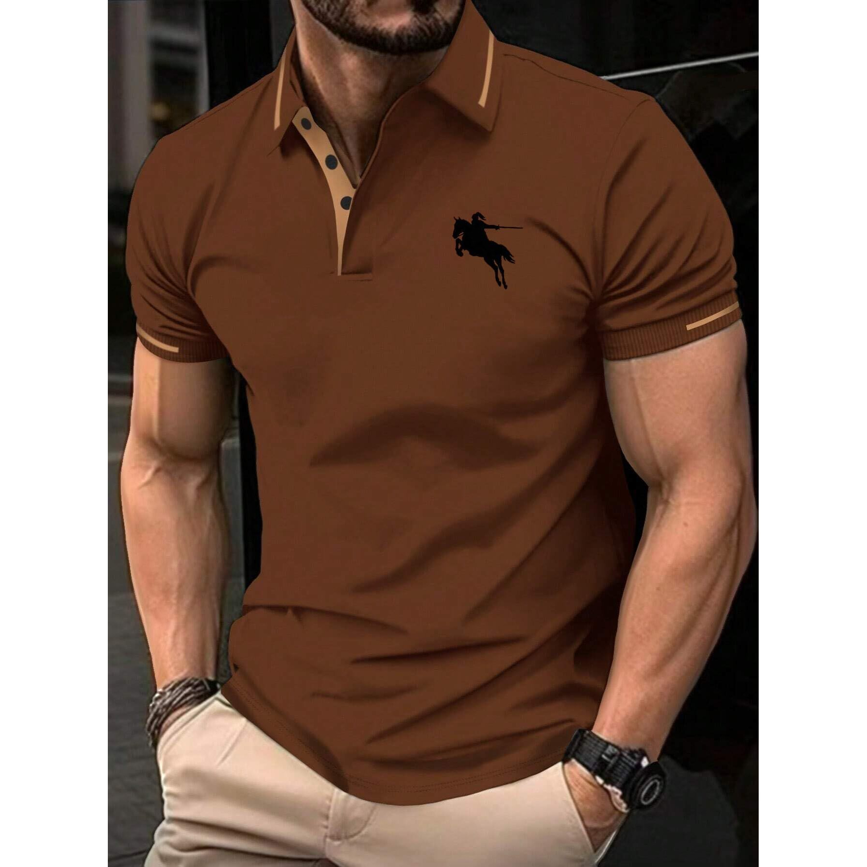 Tagas Men's Solid Regular Fit T-Shirt (Mt-11-S) Black