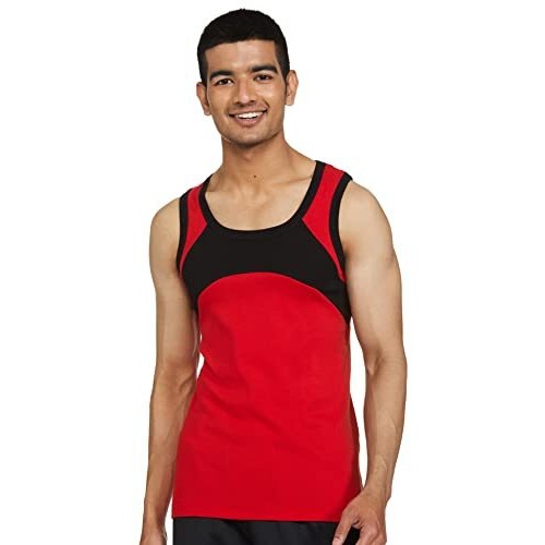 Coblue By Rupa Designer Gym Vest For Men 95Cm Pack Of 3 Multicolour