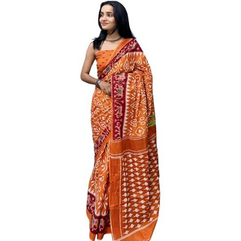 Shiv Textiles Cotton Printed Saree For Women.(Smc-St-230-Red)