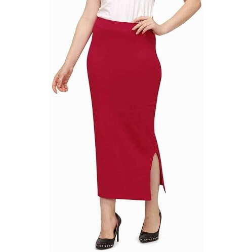 Shiv Textiles Women's Lycra Plain Shapewear(Sanado-Plain-Shapewear-Maroon-L)