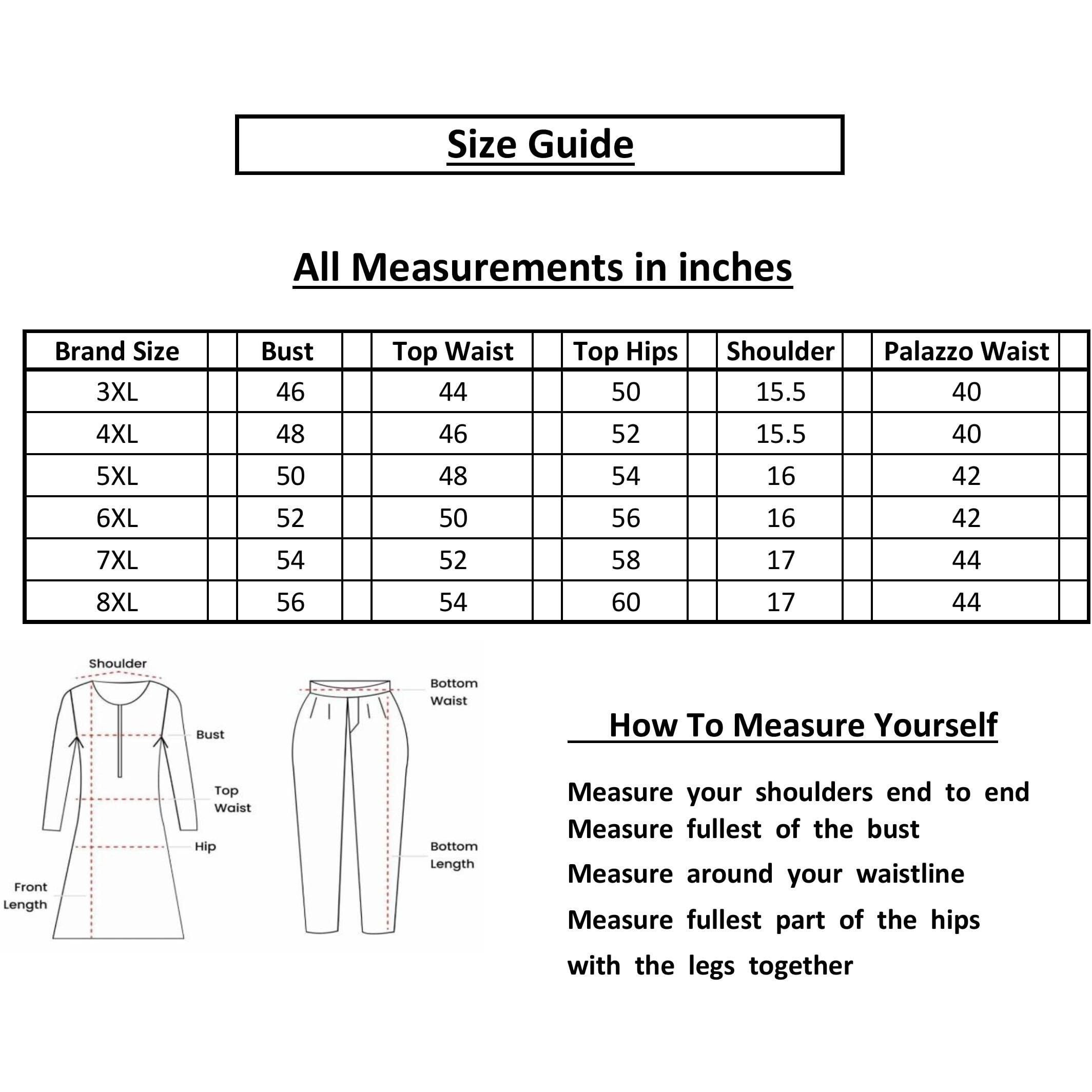 Tissu Women's Plus Size Blue Printed Pure Cotton Kurta Palazzo With Dupatta (741_Blue_3Xl)