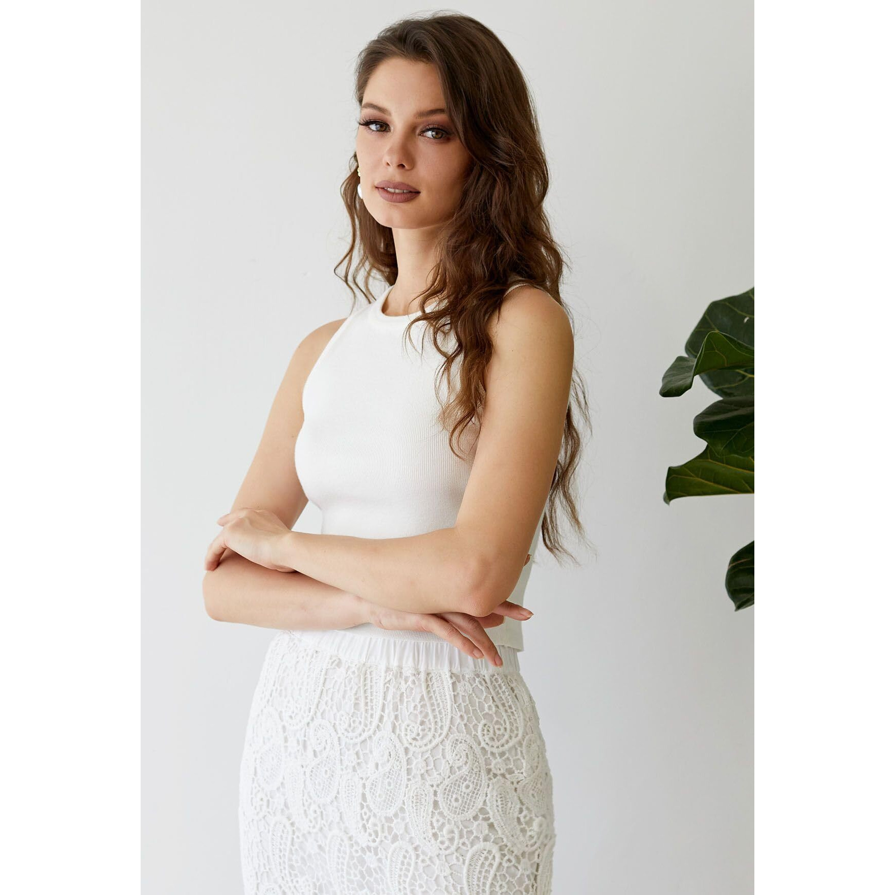 Toochki Women's Regular Fit Western Top (Tkcbl-Ly-263-Wh-Tpf/Xl_White