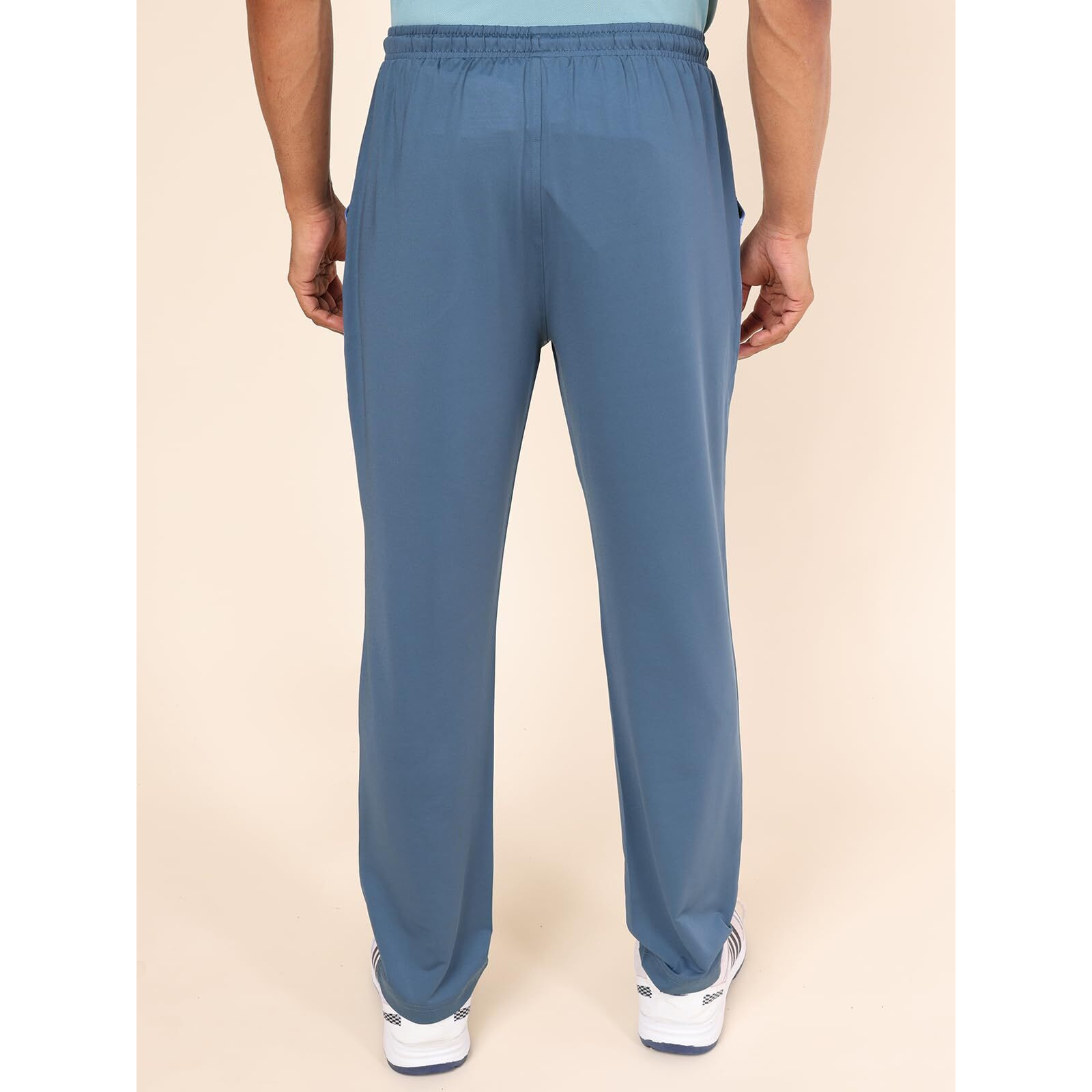 Rupa Colors Mens Playsure Dry Fit Activewear Track Pant | Stretchable Fabric | Self-Folding Waistband | Both Side Pockets