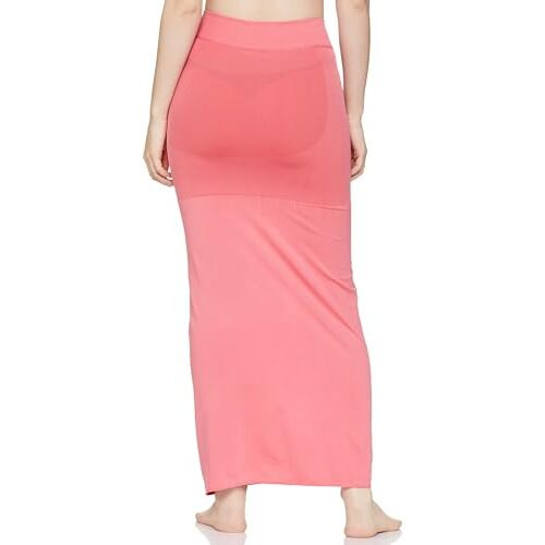 Zivame All Day Flared Mermaid Reversible Saree Shapewear - Red N Pink