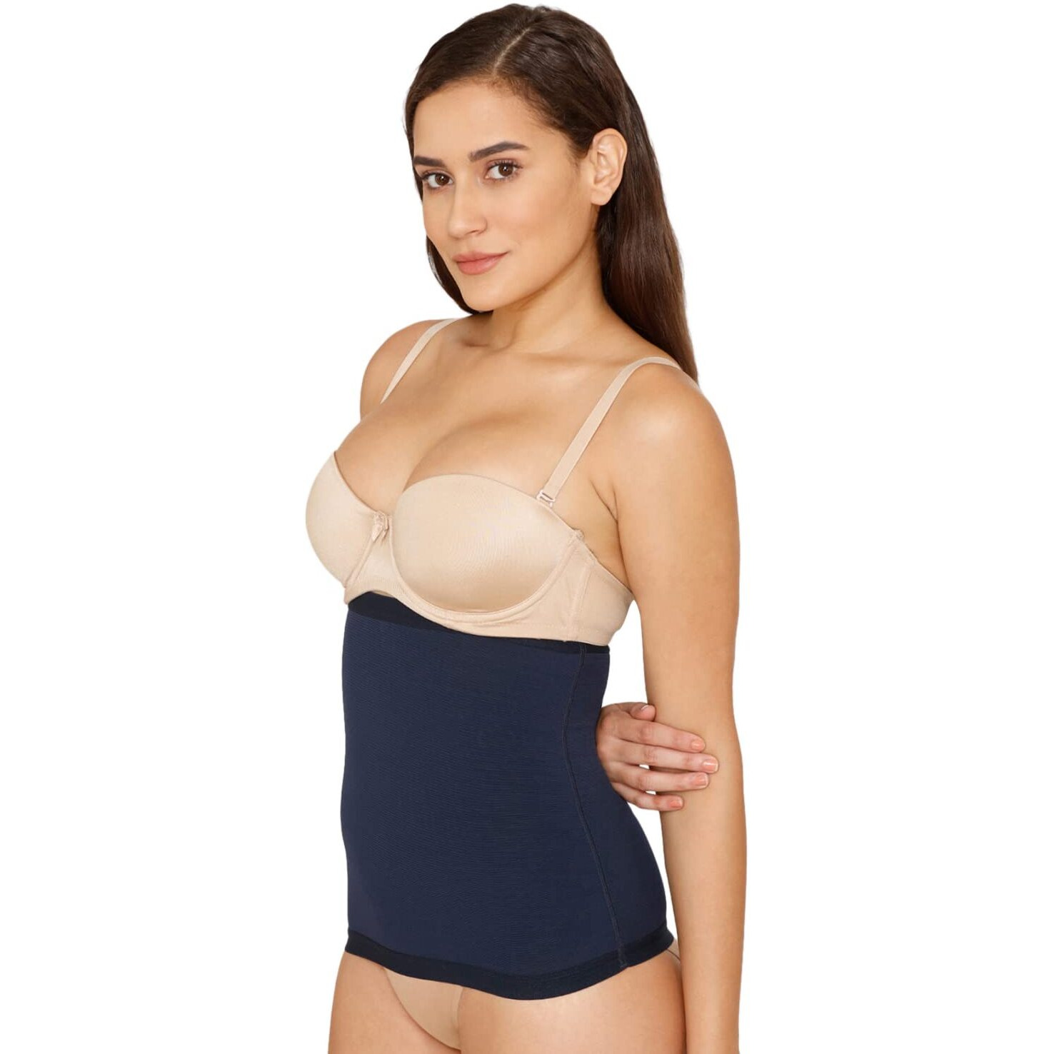 Zivame All Day Shaping Waist Cincher - Sky Captain Blue