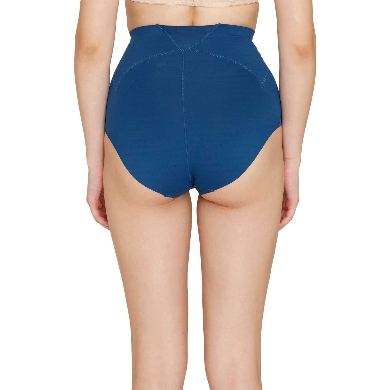 Zivame All Day Light Weight Midwaist Brief - Poseidon Blue