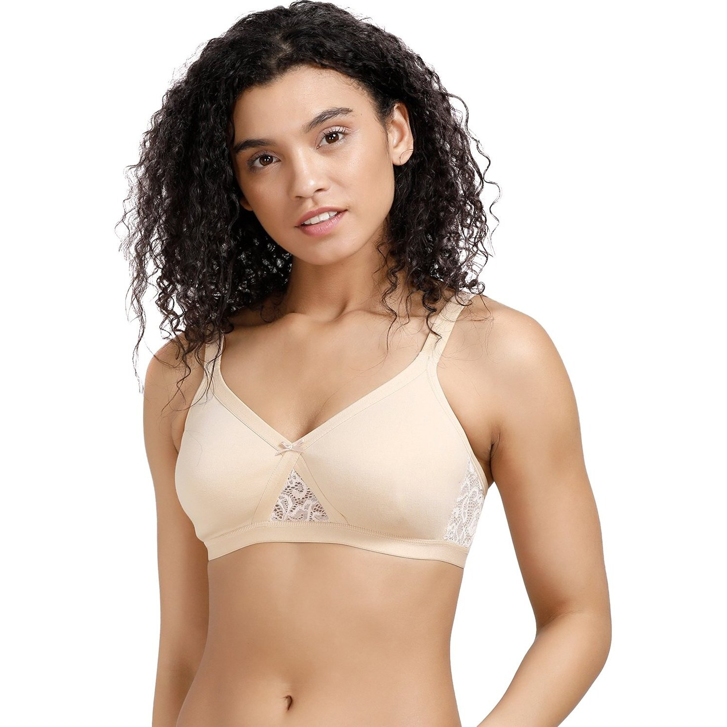 Rosaline By Zivame Women's Non Padded Non Wired Bra (Py10Hl-Skin_32B)