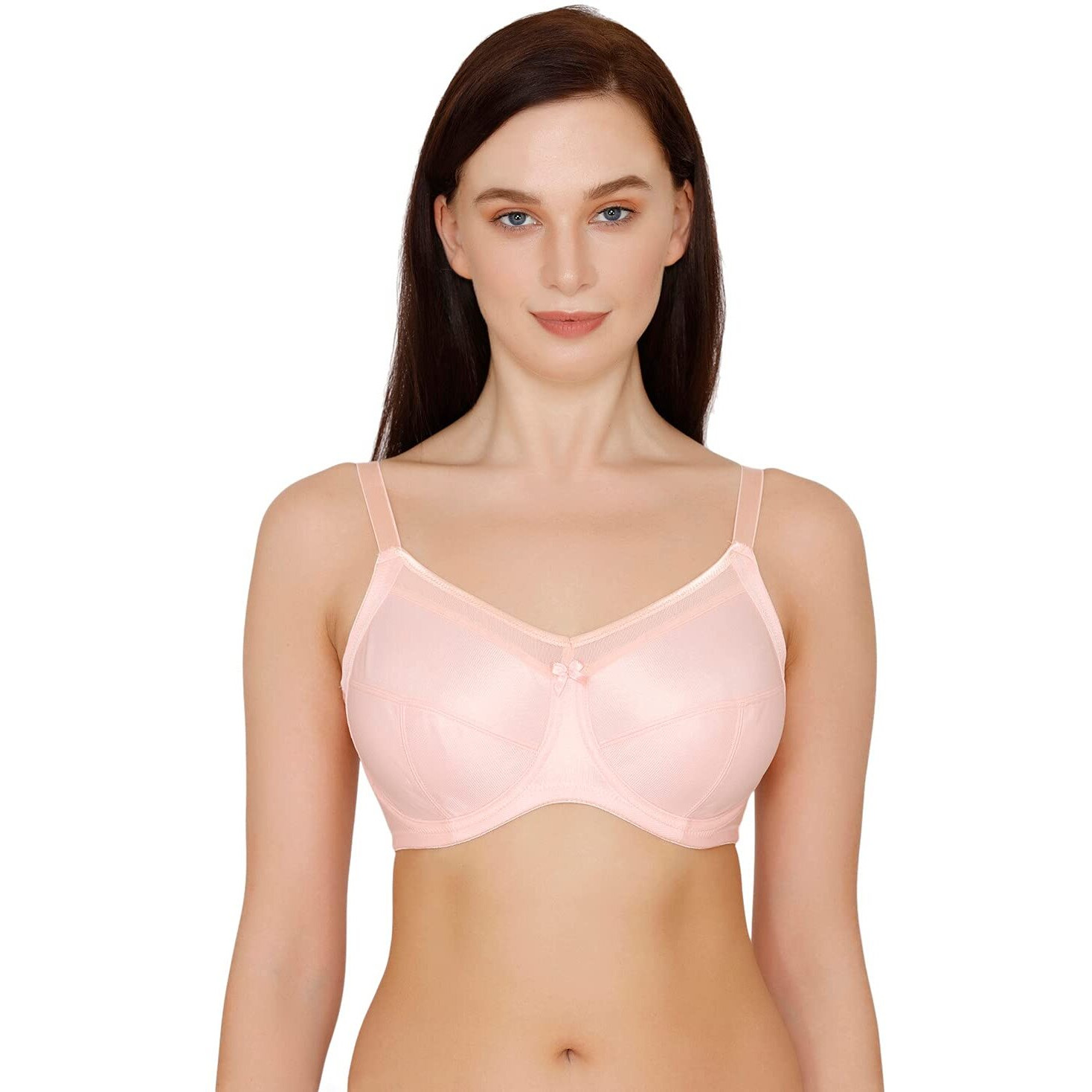Zivame Women's Polyester Underwire Full Coverage Bra (Zi10Ircorebpink042Dd_Pink_42Dd)