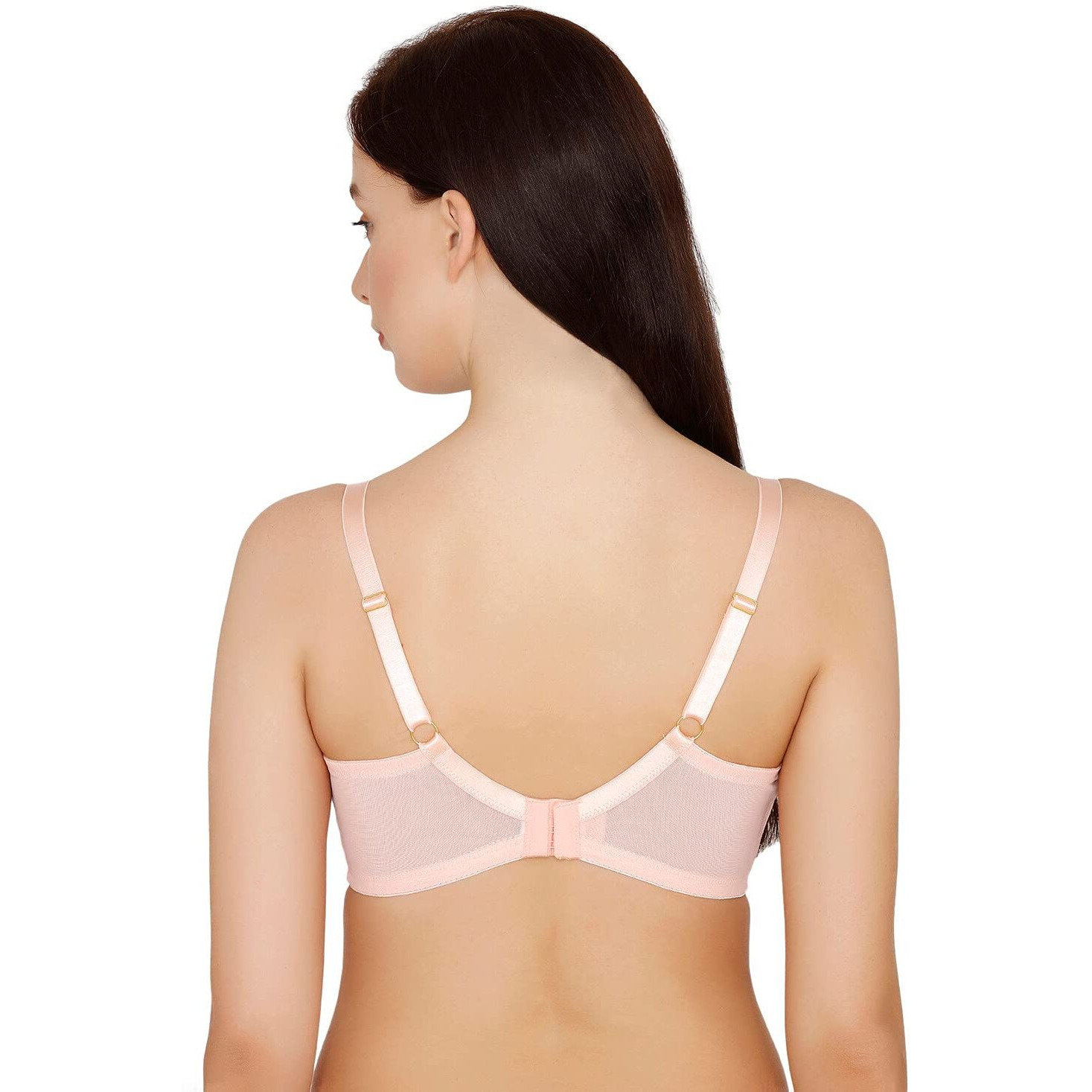 Zivame Women's Polyester Underwire Full Coverage Bra (Zi10Ircorebpink042Dd_Pink_42Dd)
