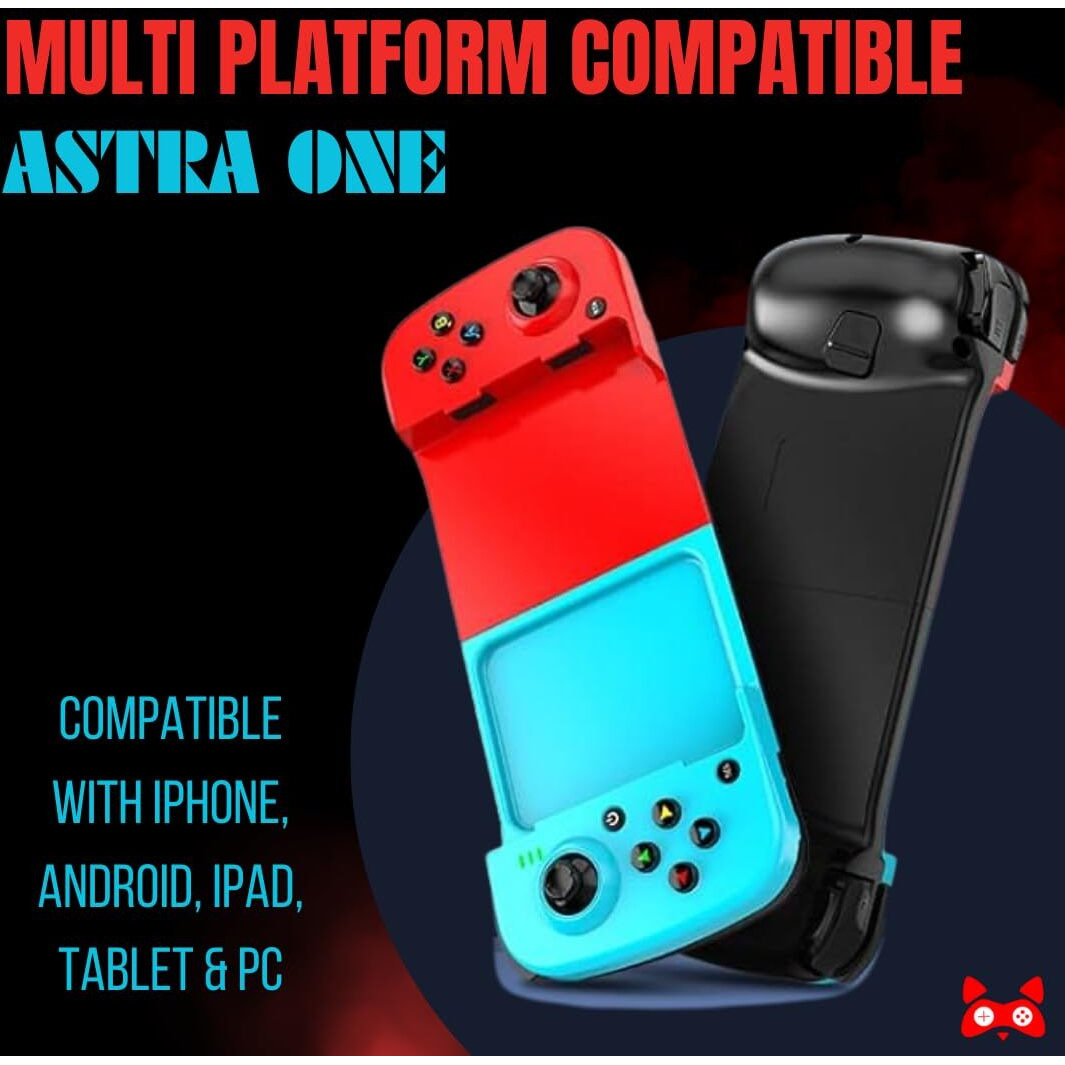 Ninjadog Astra One Mobile Gaming controller - Red/Blue