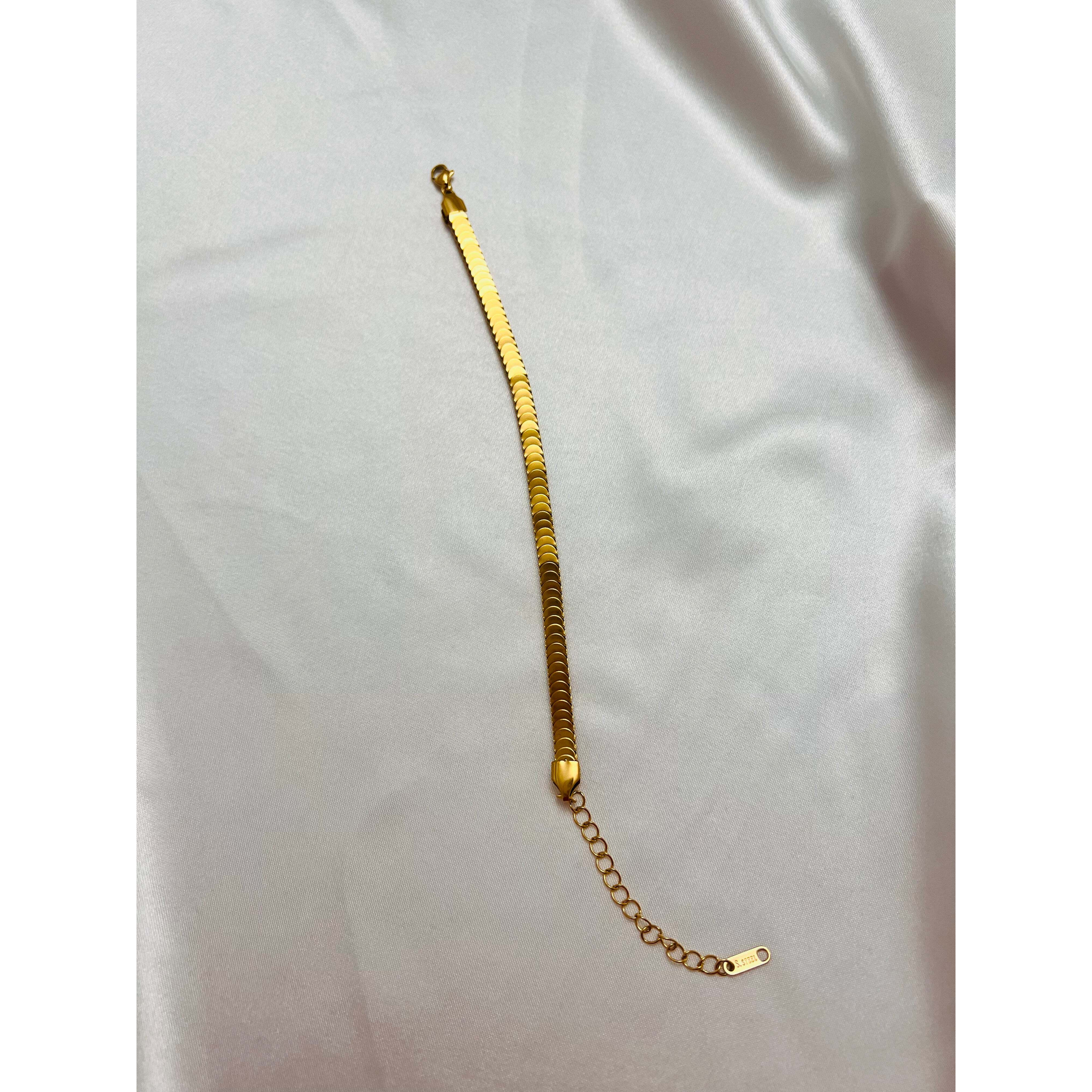 Snake chain bracelet stainless steel anti tarnish waterproof jewelry