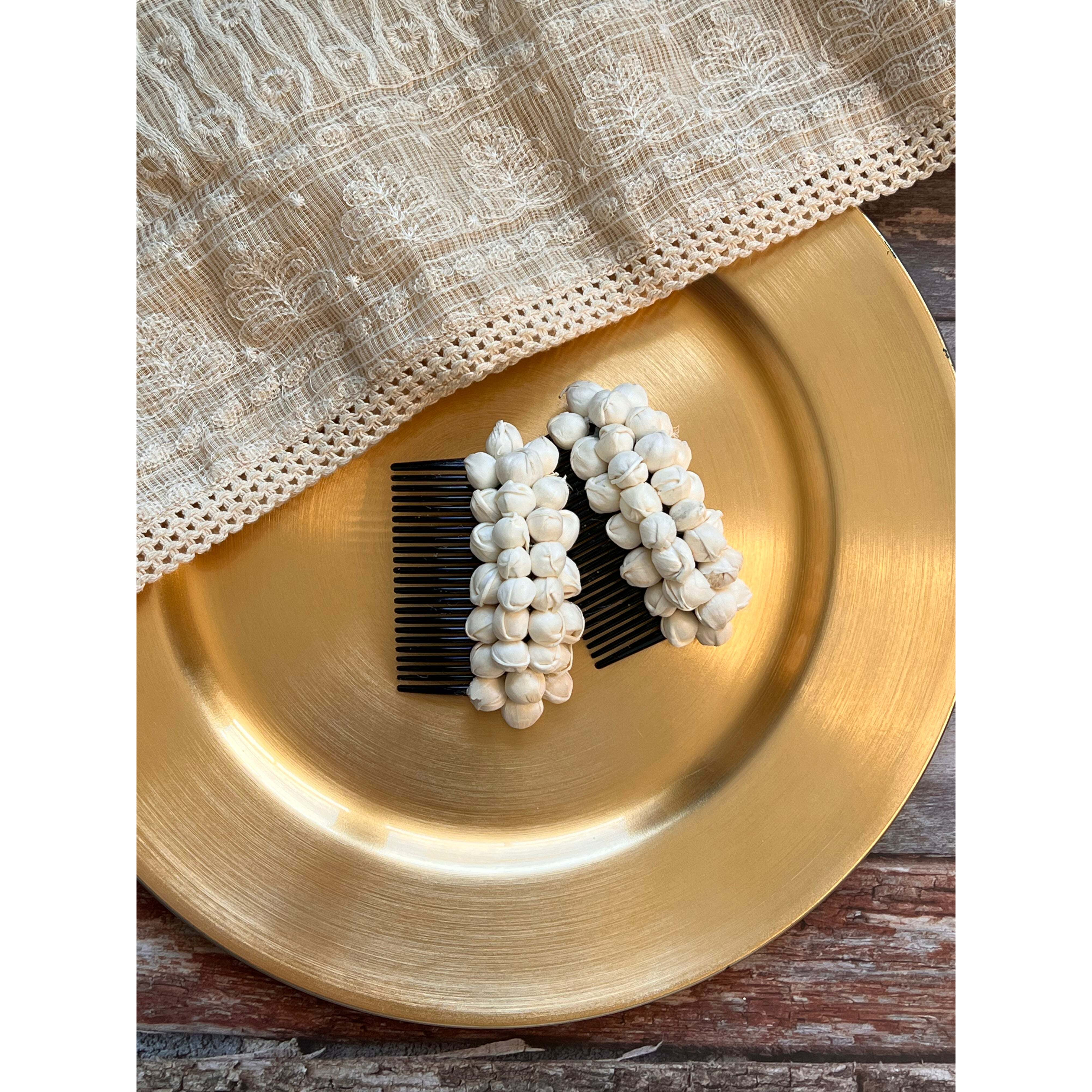 Jasmine hair fork / faux flower hair comb / floral hair accessories