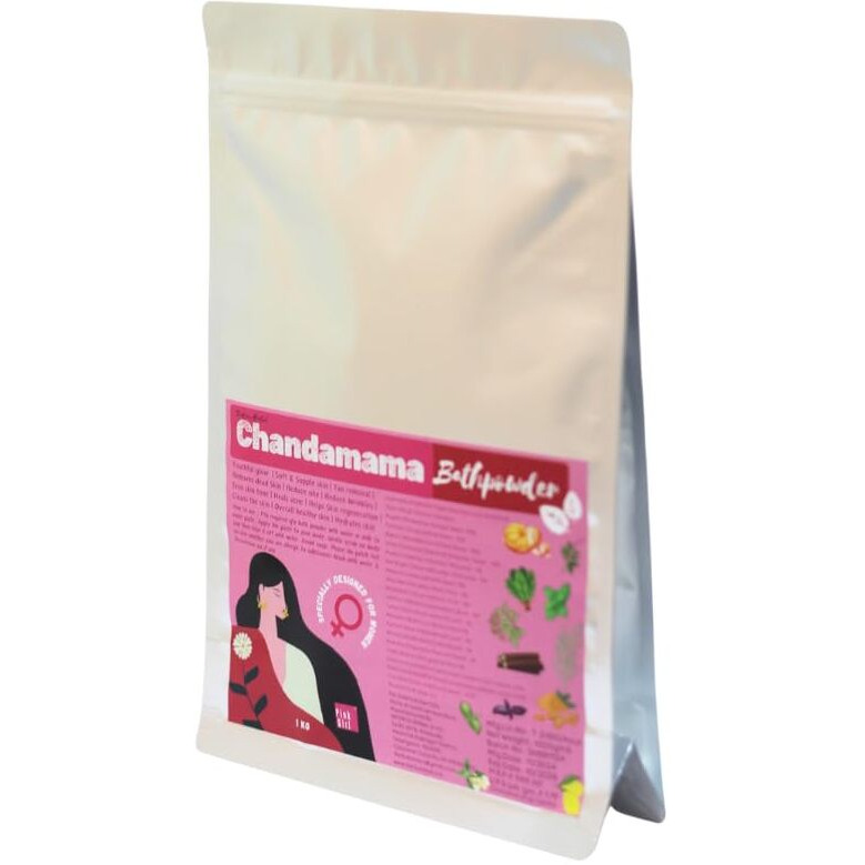 Chandamama Bath Powder, Natural Skin Care with Herbal Ingredients, 1 kg