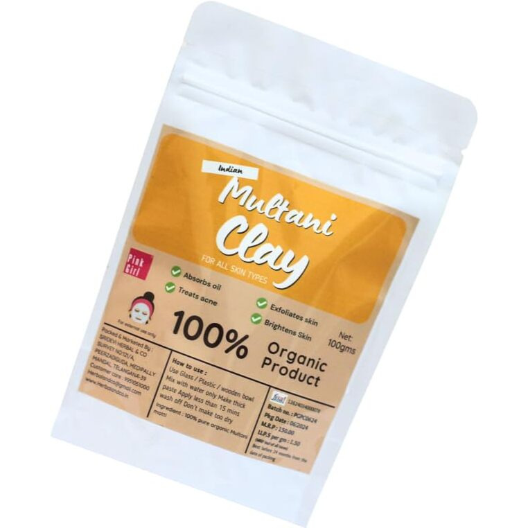 Multani Clay Detox, Brighten & Hydrate | Pore Cleansing & Acne Control