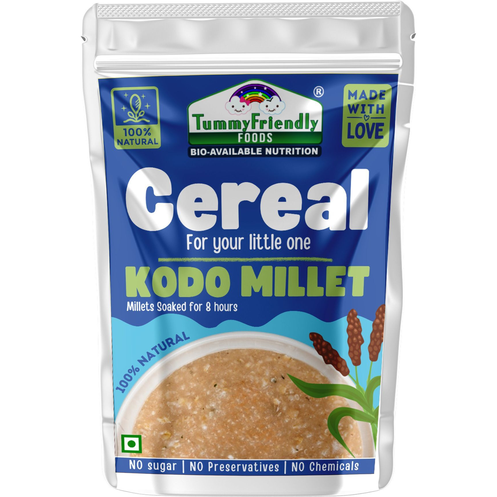 TummyFriendly Foods Tummy Friendly Foods Kodo Millet Cereal (100 g, 12+ Months)
