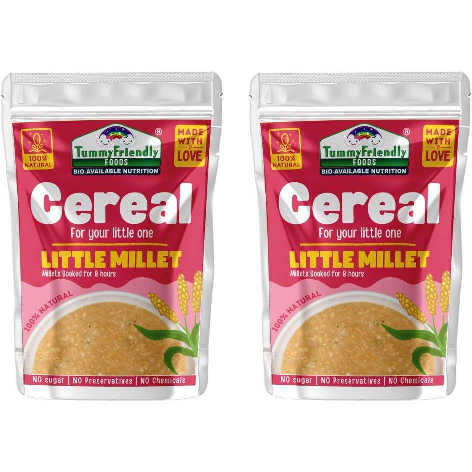 TummyFriendly Foods Tummy Friendly Foods Little Millet (Each pack 100g) Cereal (200 g, Pack of 2, 12+ Months)
