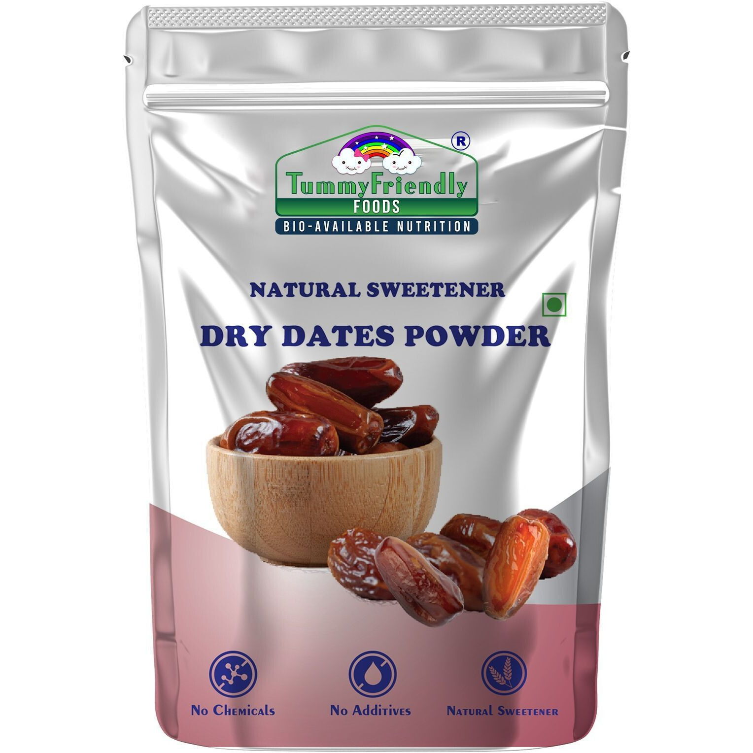 TummyFriendly Foods Dry Dates Powder from Premium Arabian Dates. Kharek Powder Unflavored Powder (100 g)