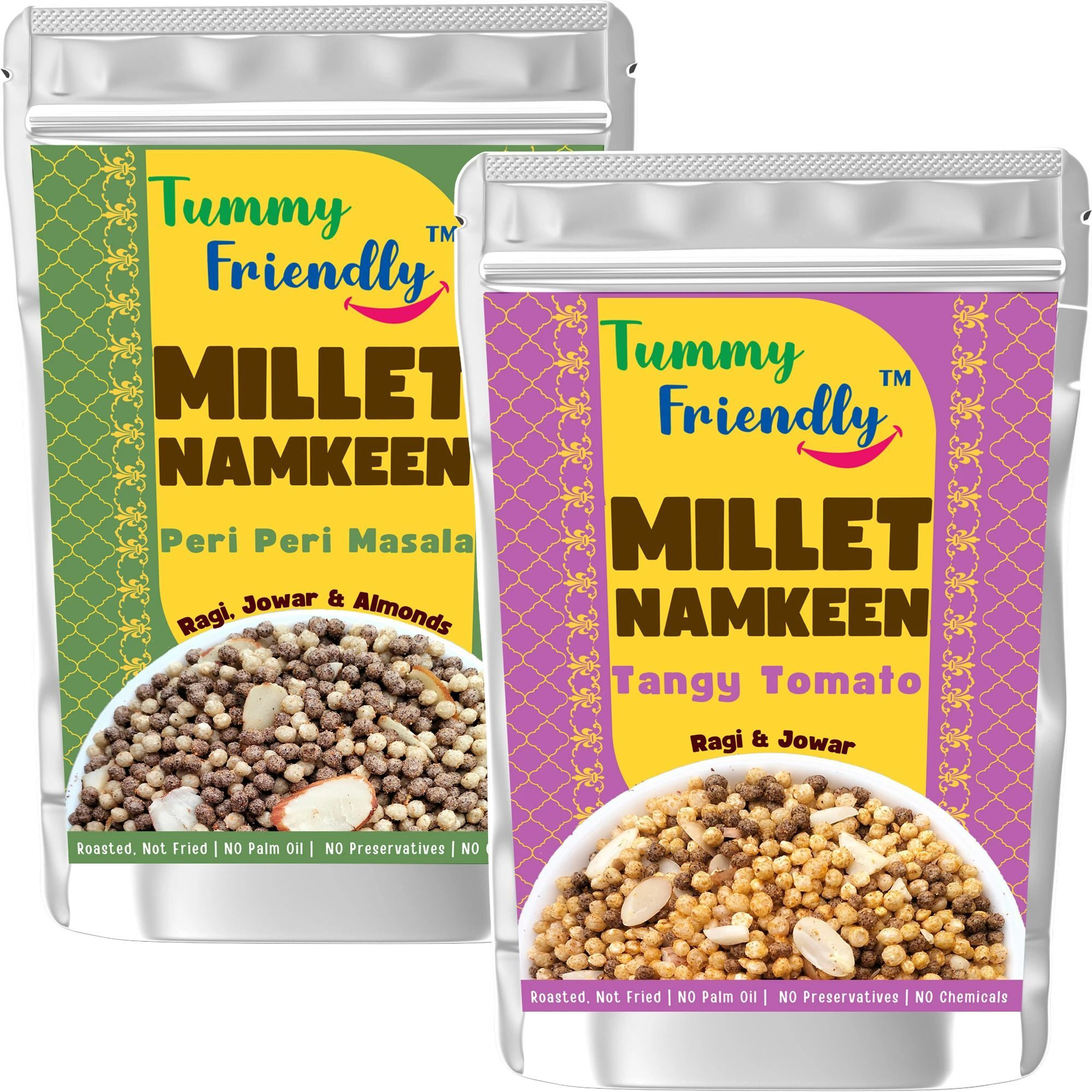 TummyFriendly Foods TummyFriendly Kids Snacks- ChocoCripsies-ProteinBites-SweetnSalty-ChocoNuts Puffcorn (2 x 70 g)