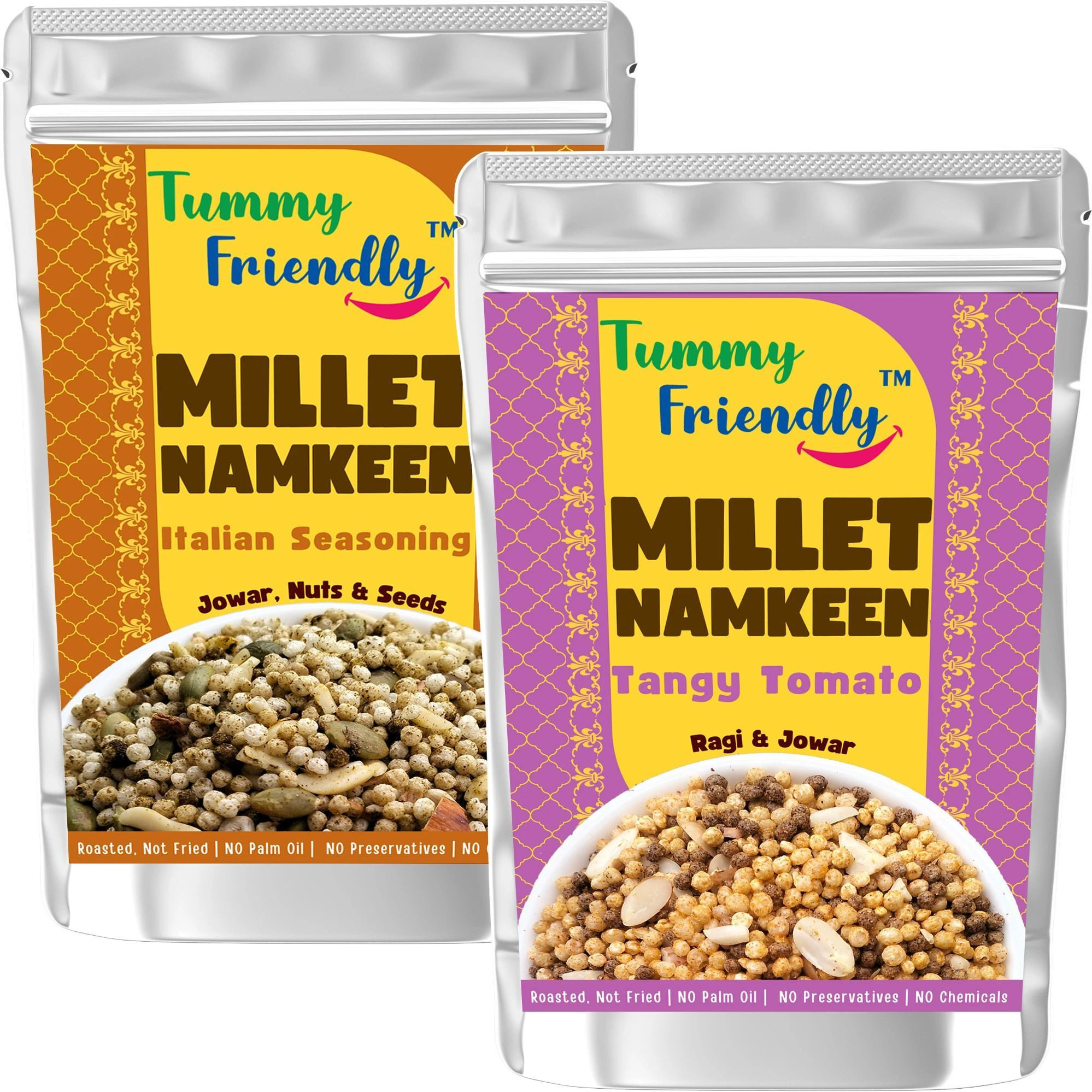 TummyFriendly Foods TummyFriendlyMilletSnacksSnS-Assorted5x70g Puffcorn (2 x 70 g)