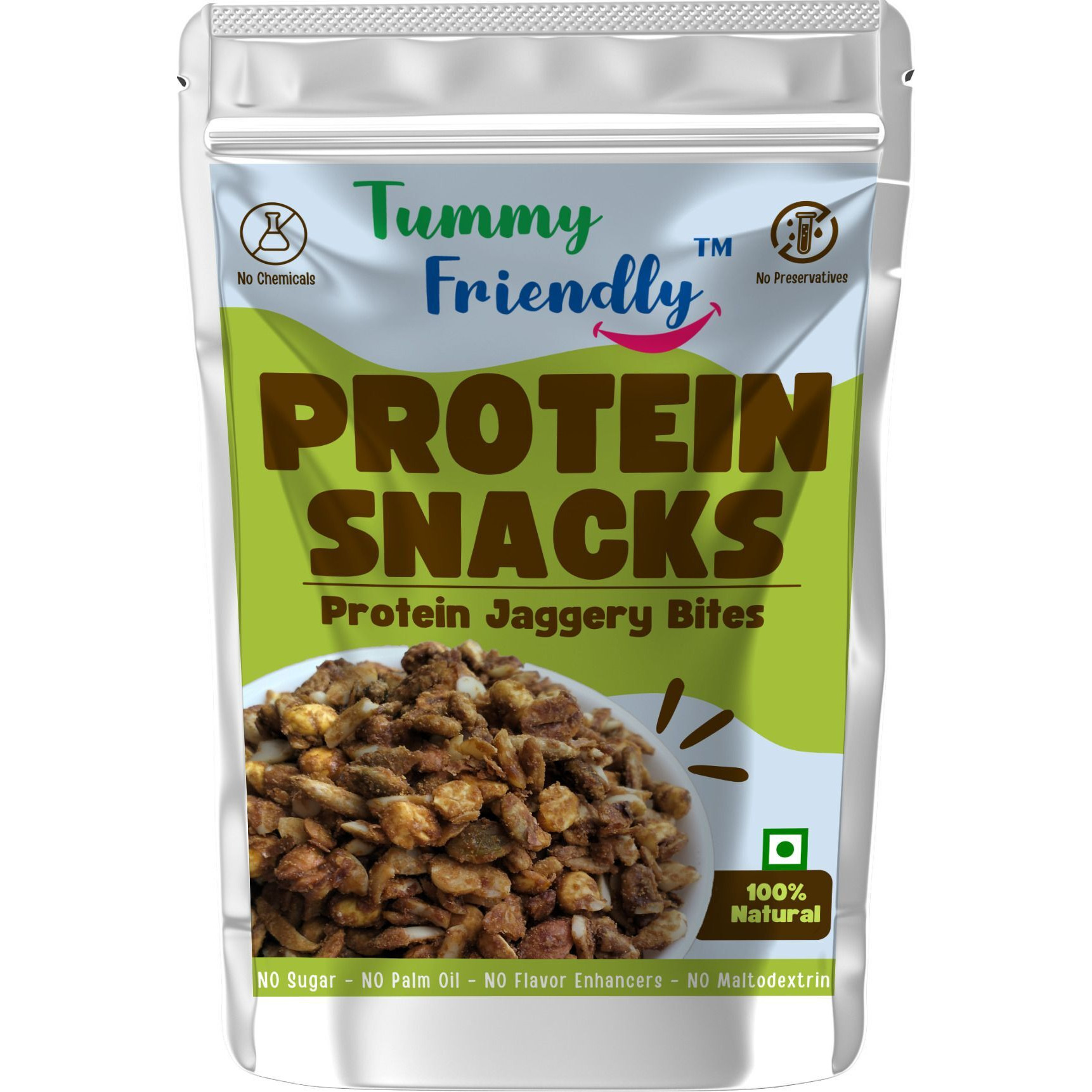 TummyFriendly Foods TummyFriendly Millet Namkeen Mixture. Healthy Roasted Namkeen Snacks-2, 70g Each Puffcorn (4 x 70 g)