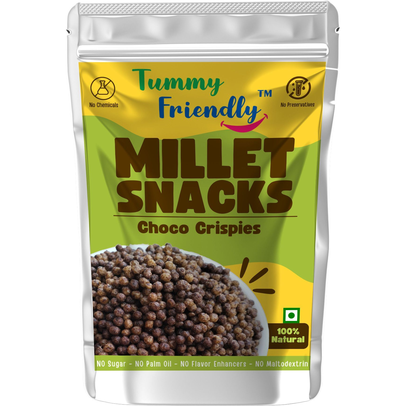 TummyFriendly Foods TummyFriendly Healthy Snacks for Kids - MilletBites-ProteinBites-ChocoNuts Puffcorn (3 x 70 g)