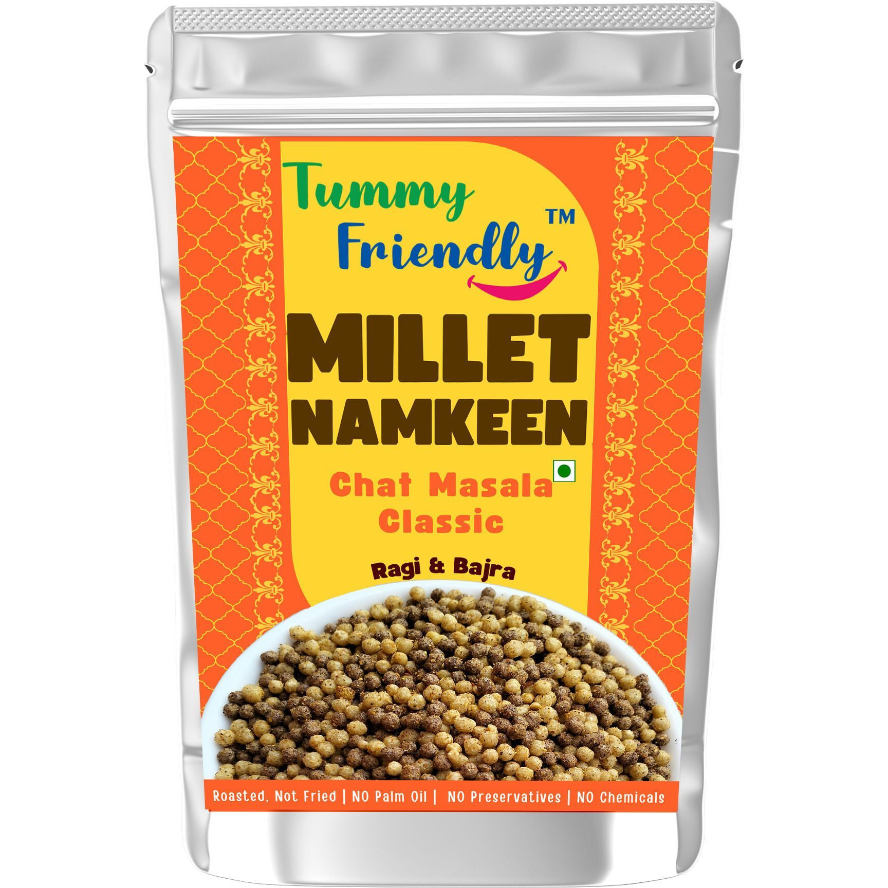 TummyFriendly Foods TummyFriendly Healhty Snacks-MilletBites-ProteinBites-SweetnSalt-ChocoNuts Puffcorn (2 x 70 g)