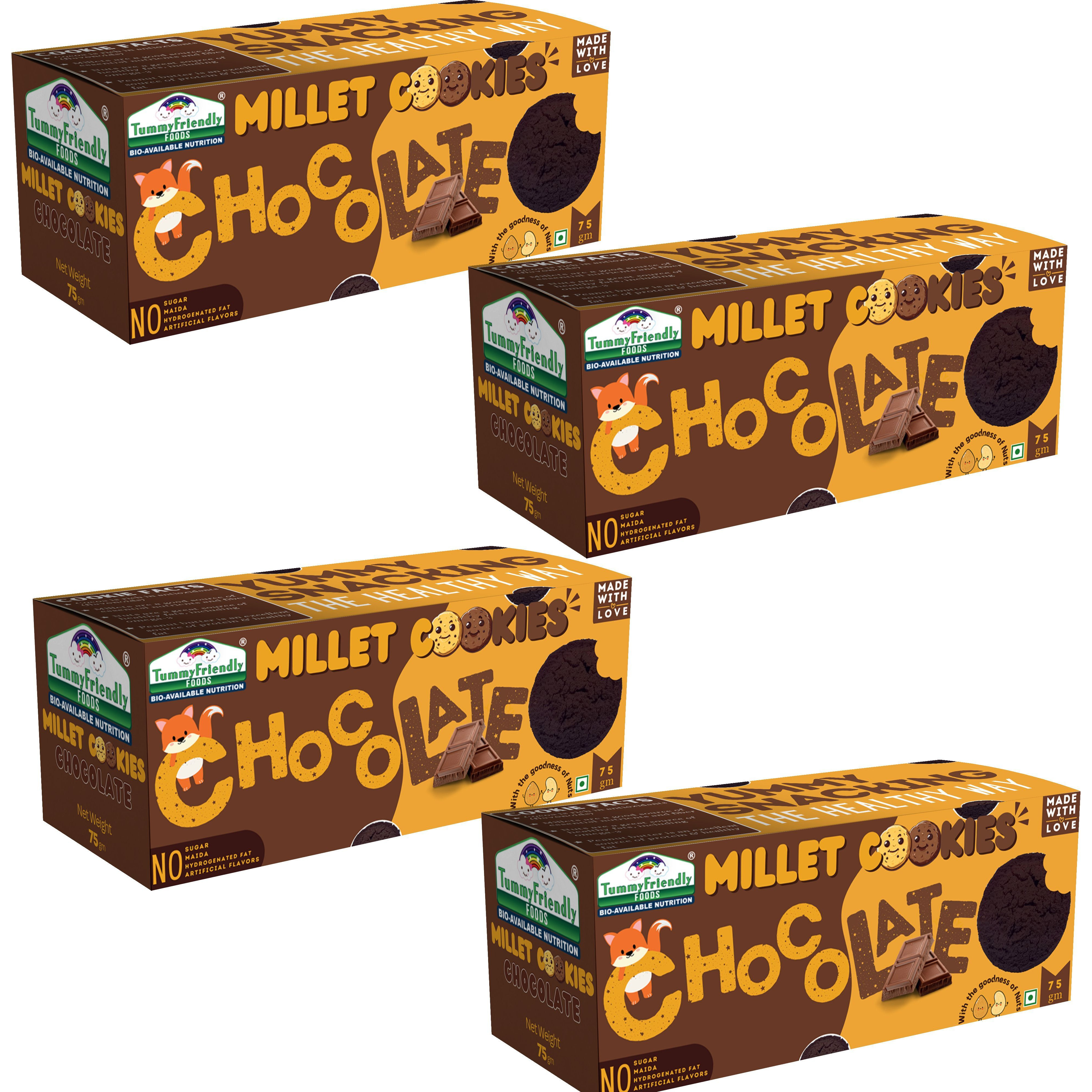 TummyFriendly Foods CookiesChoco-4x75-Baby Baby Snacks 300 g