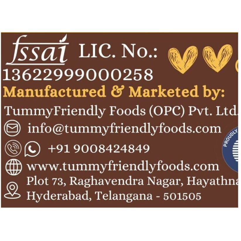 TummyFriendly Foods TummyFriendly Healthy snacks for kids - MilletBites-ProteinBites Puffcorn (2 x 70 g)