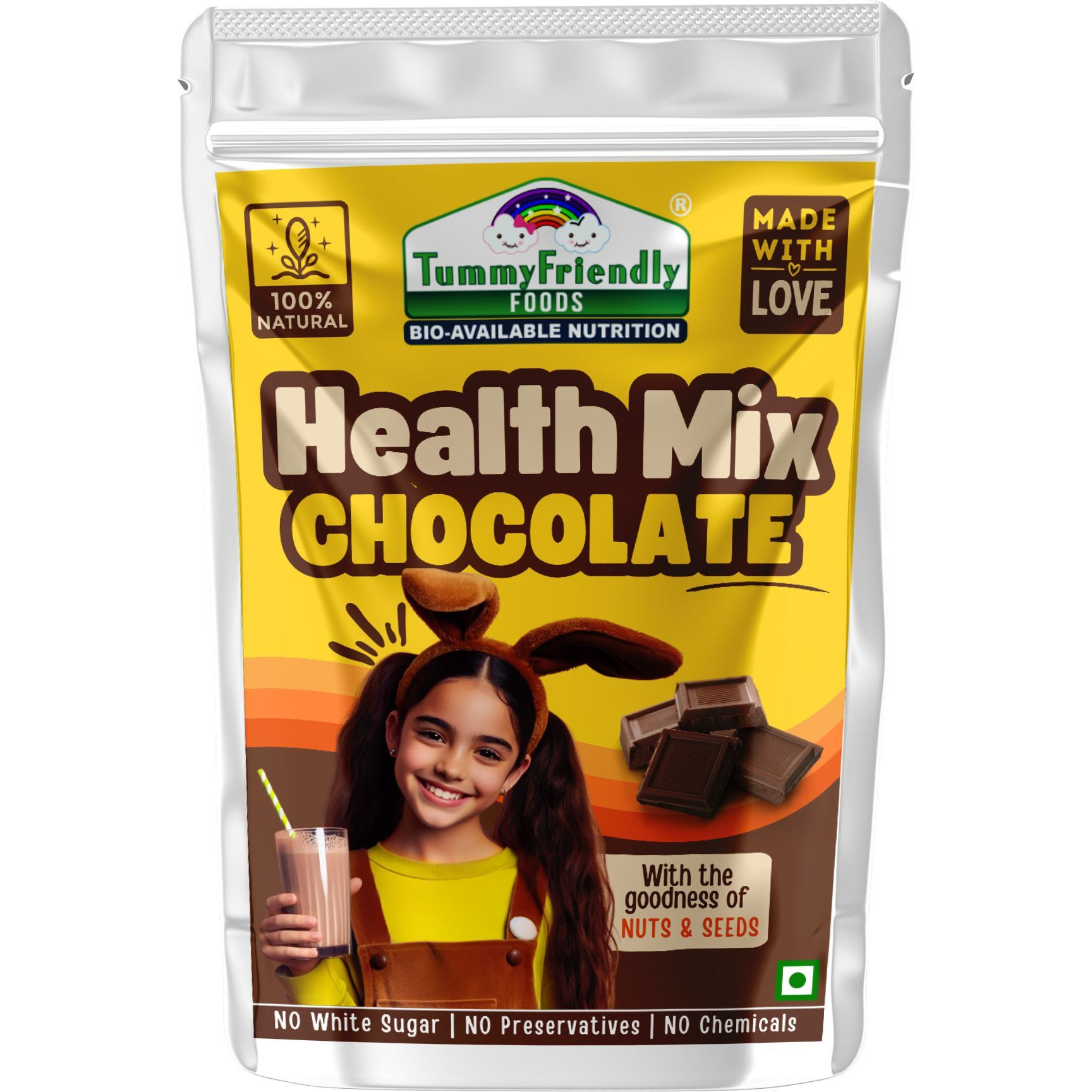 TummyFriendly Foods Tummy Friendly Foods Health Mix Chocolate & Beetroot Jaggery (Each pack 300g) Cereal (600 g, Pack of 2, 12+ Months)