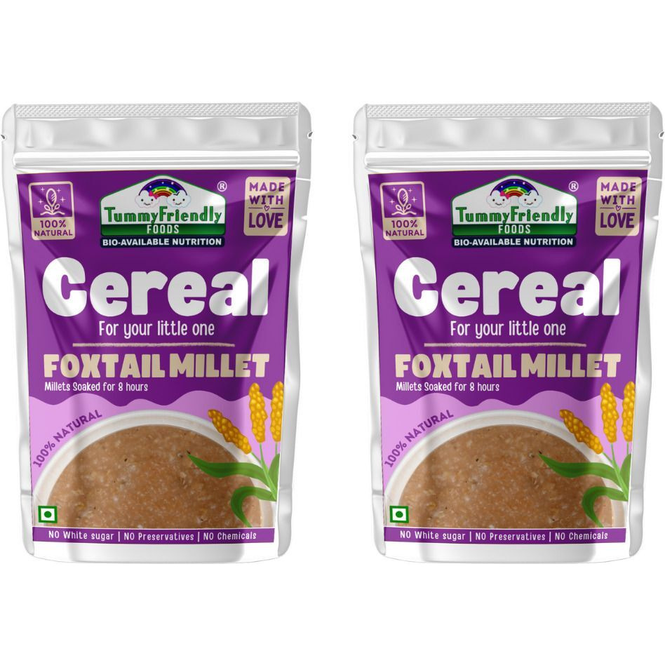 TummyFriendly Foods Tummy Friendly Foods Foxtail Millet (Each pack 100g) Cereal (200 g, Pack of 2, 12+ Months)