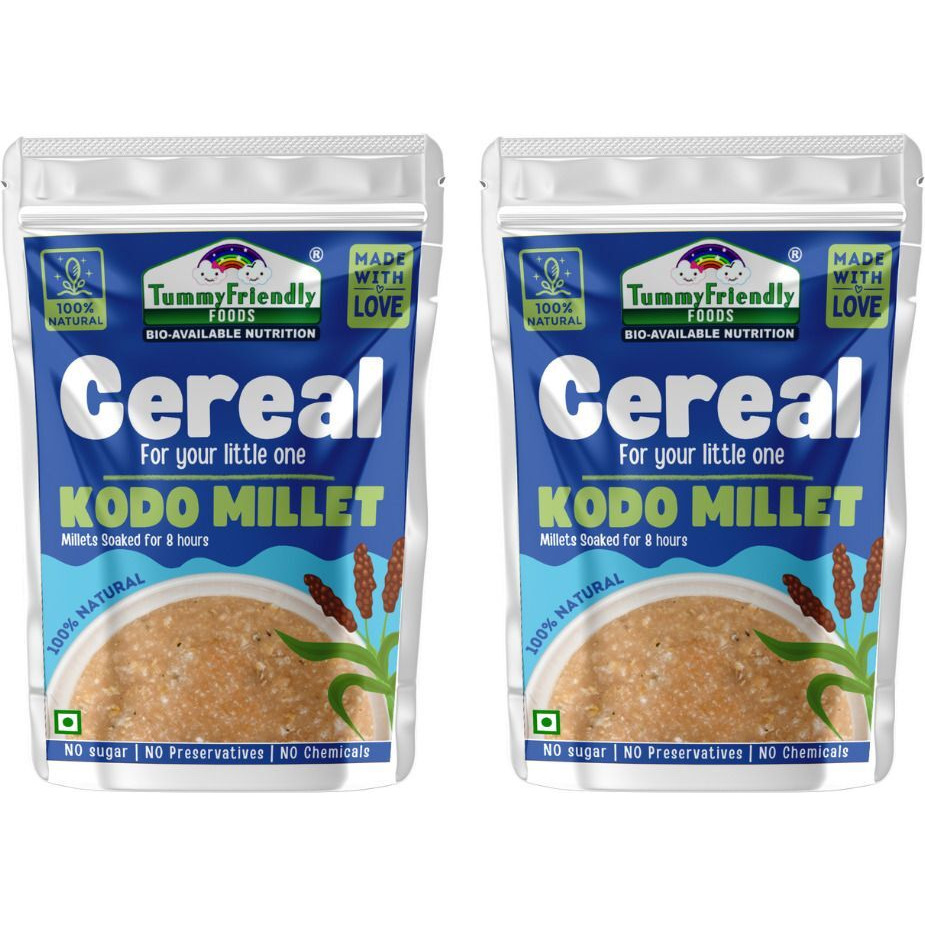 TummyFriendly Foods Tummy Friendly Foods Kodo Millet (Each pack 100g) Cereal (200 g, Pack of 2, 12+ Months)
