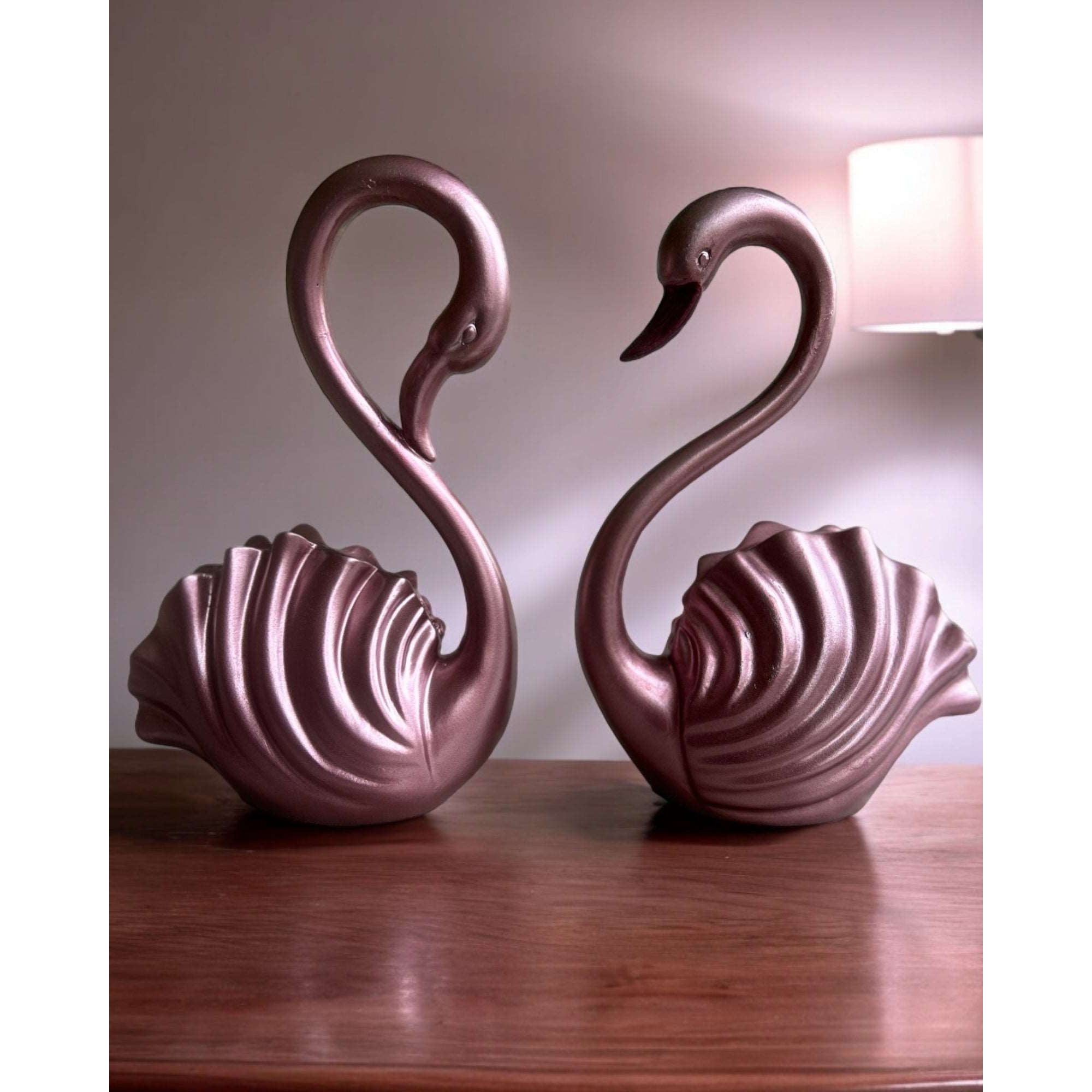 Swan Pair for interior Decor A Serenade of Love and Elegance