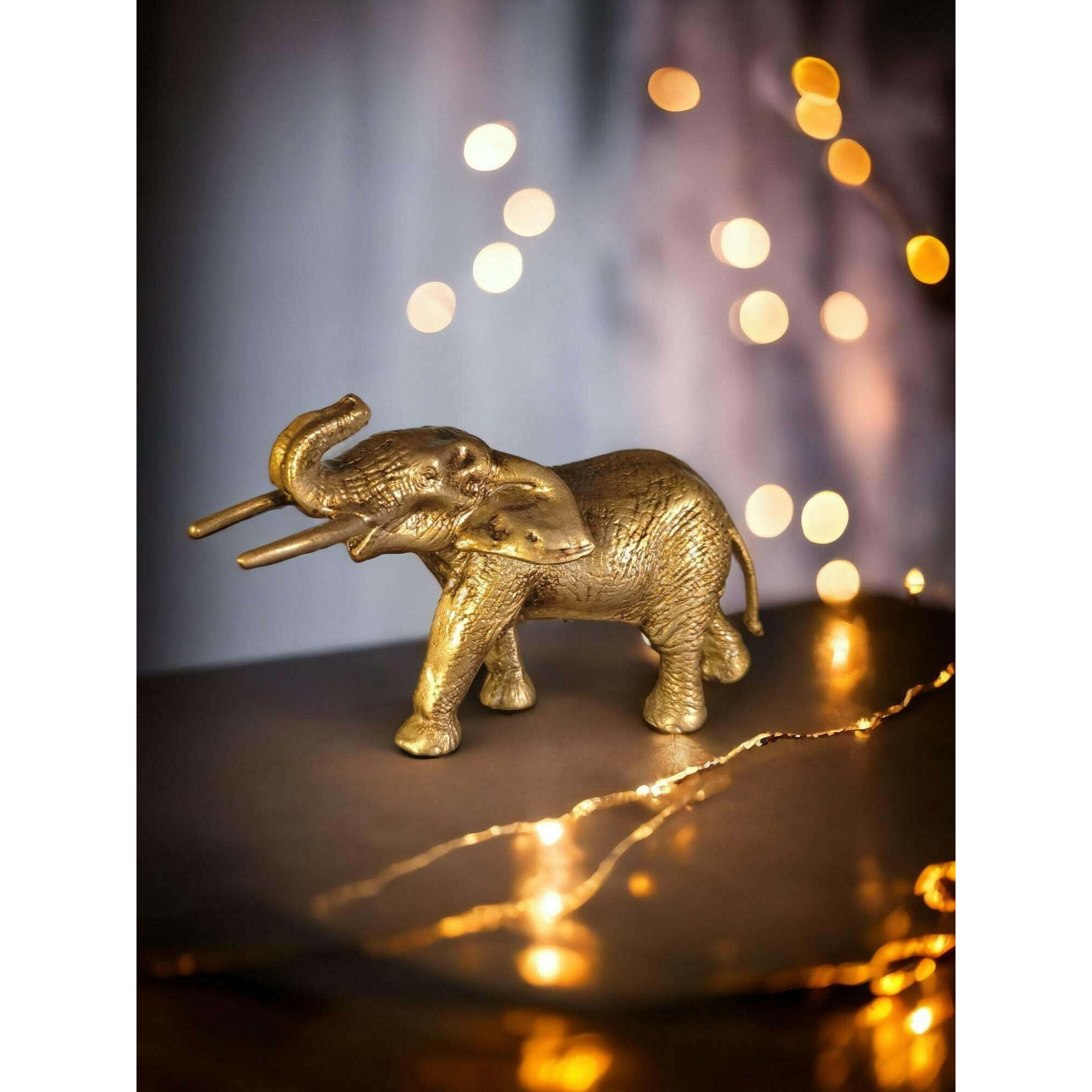 African Elephant figurine - Majestic Wildlife Home Dcor