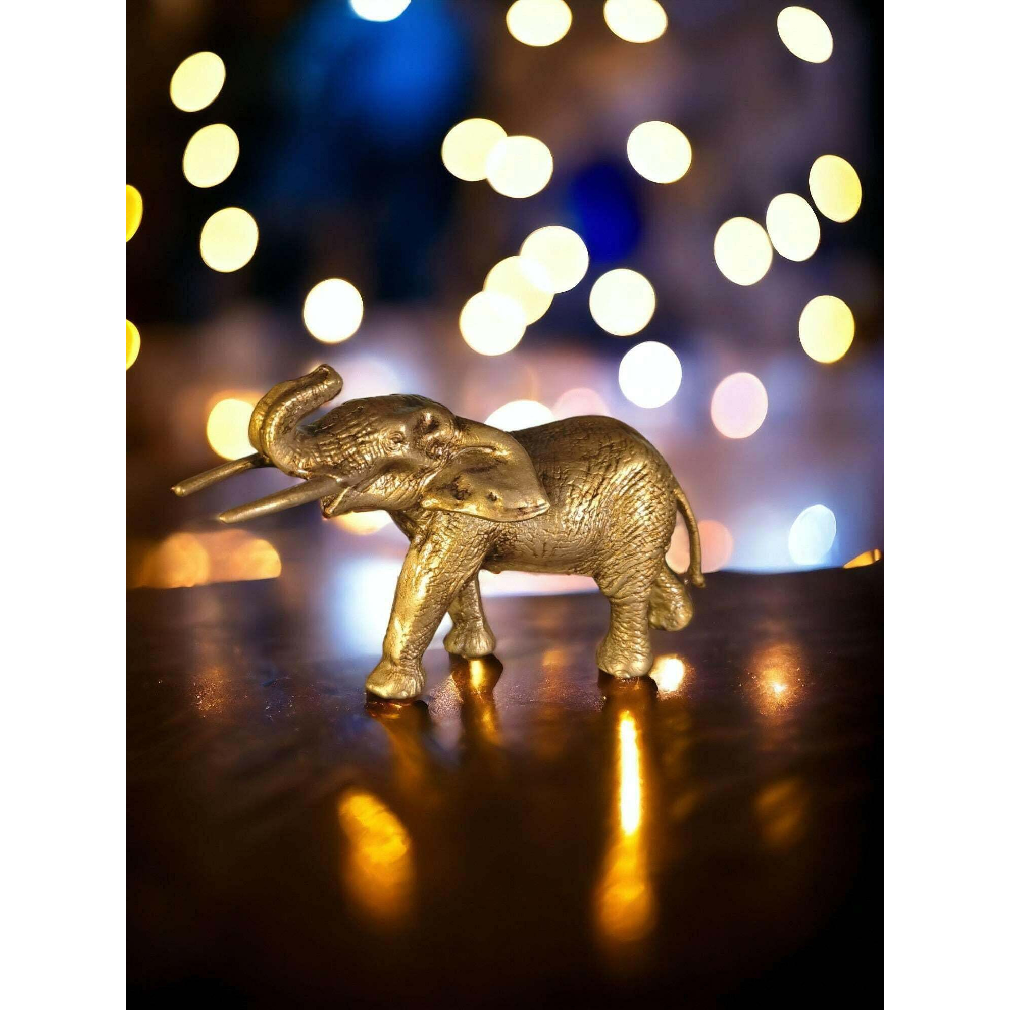 African Elephant figurine - Majestic Wildlife Home Dcor