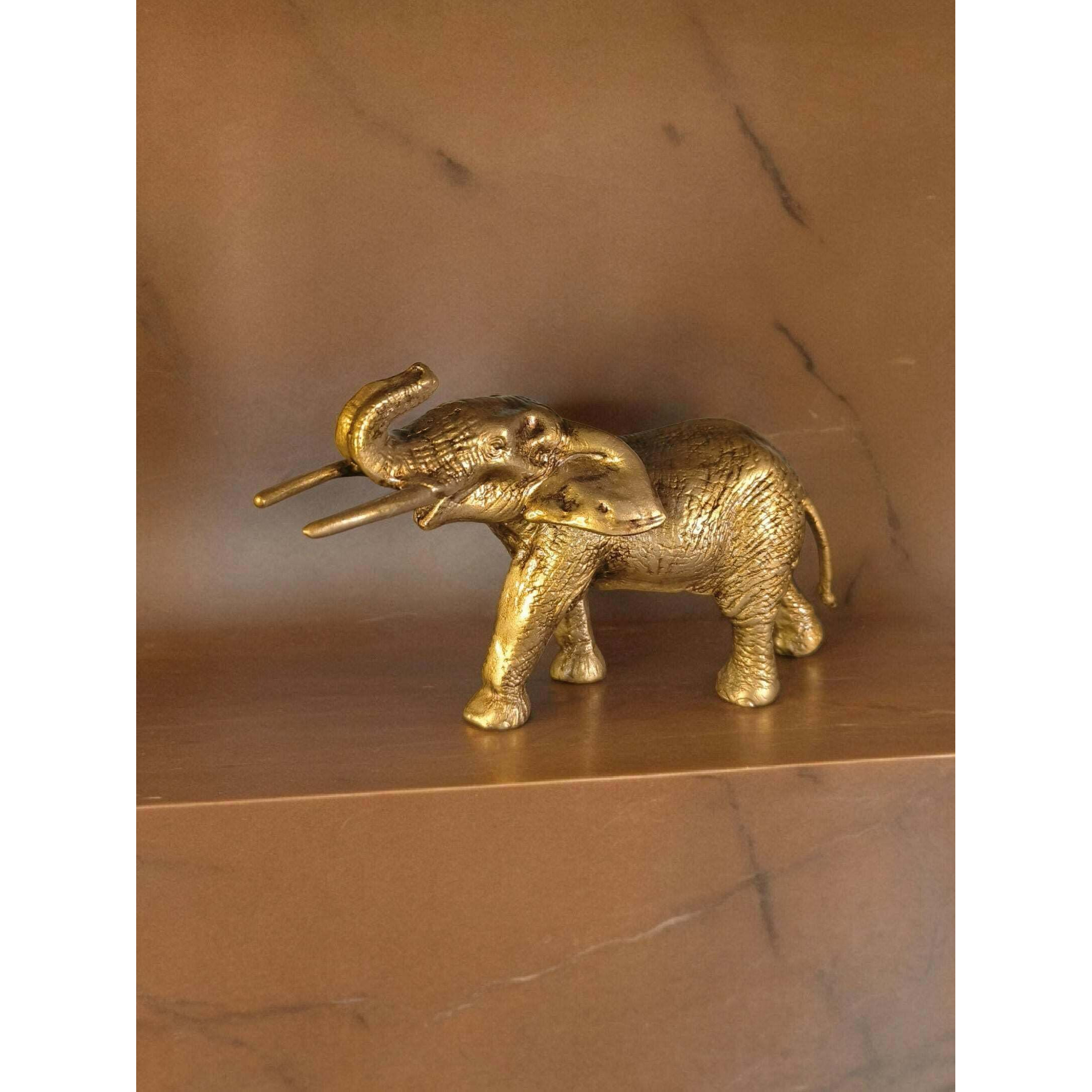 African Elephant figurine - Majestic Wildlife Home Dcor