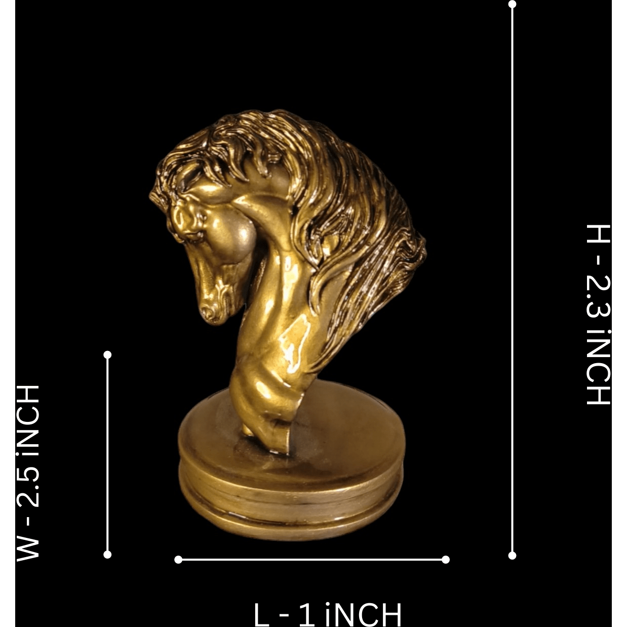 Horse Head Statue - Elegant Equestrian Decor
