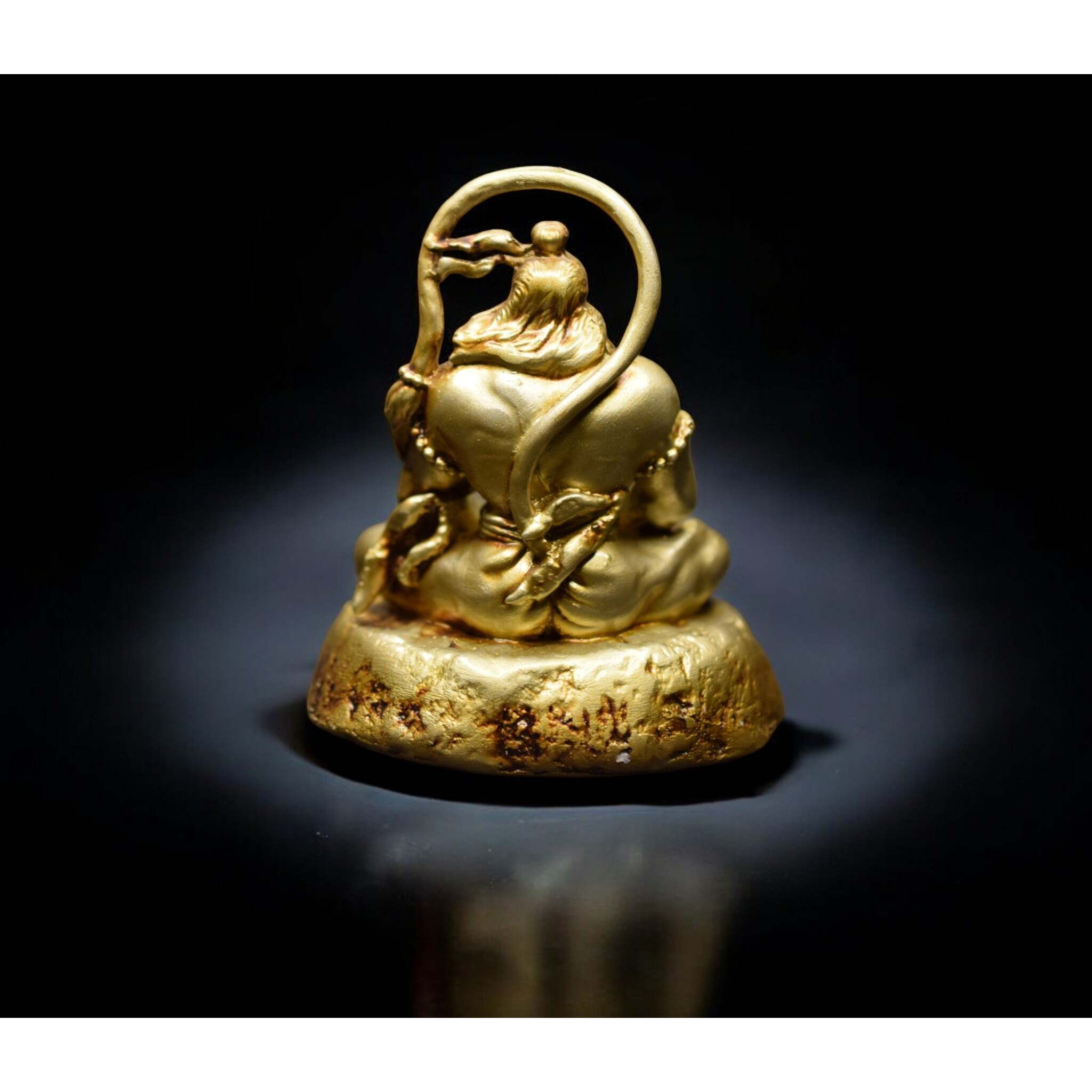 Meditating Hanuman ji Murti for car dashboard - Spiritual Hindu Dcor