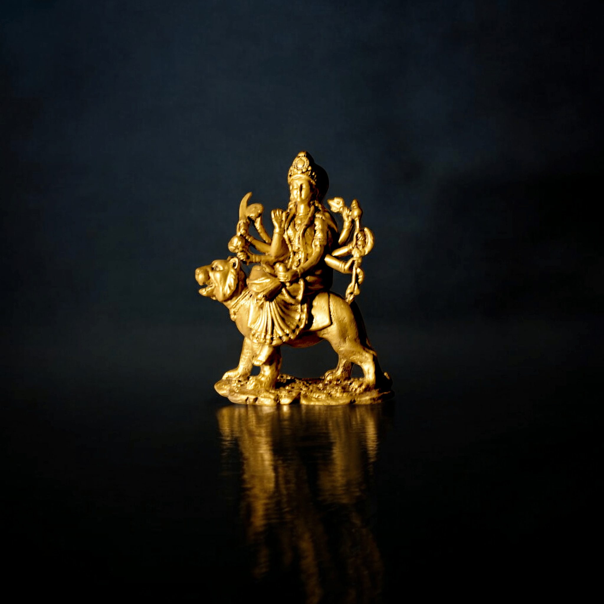 Sherawali Maa Murti Hindu Divine Mother of Strength and Protection Murti