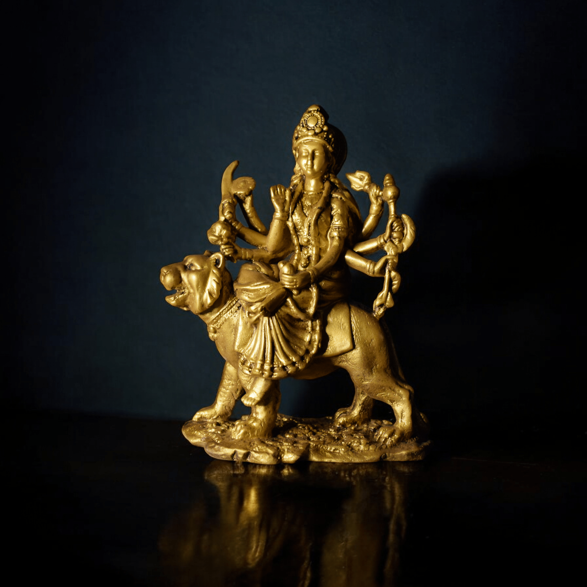 Sherawali Maa Murti Hindu Divine Mother of Strength and Protection Murti