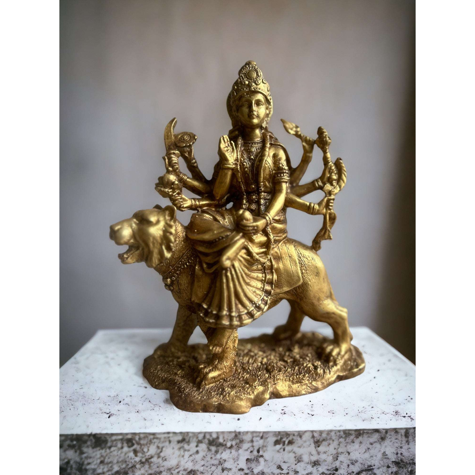 Sherawali Maa Murti Hindu Divine Mother of Strength and Protection Murti