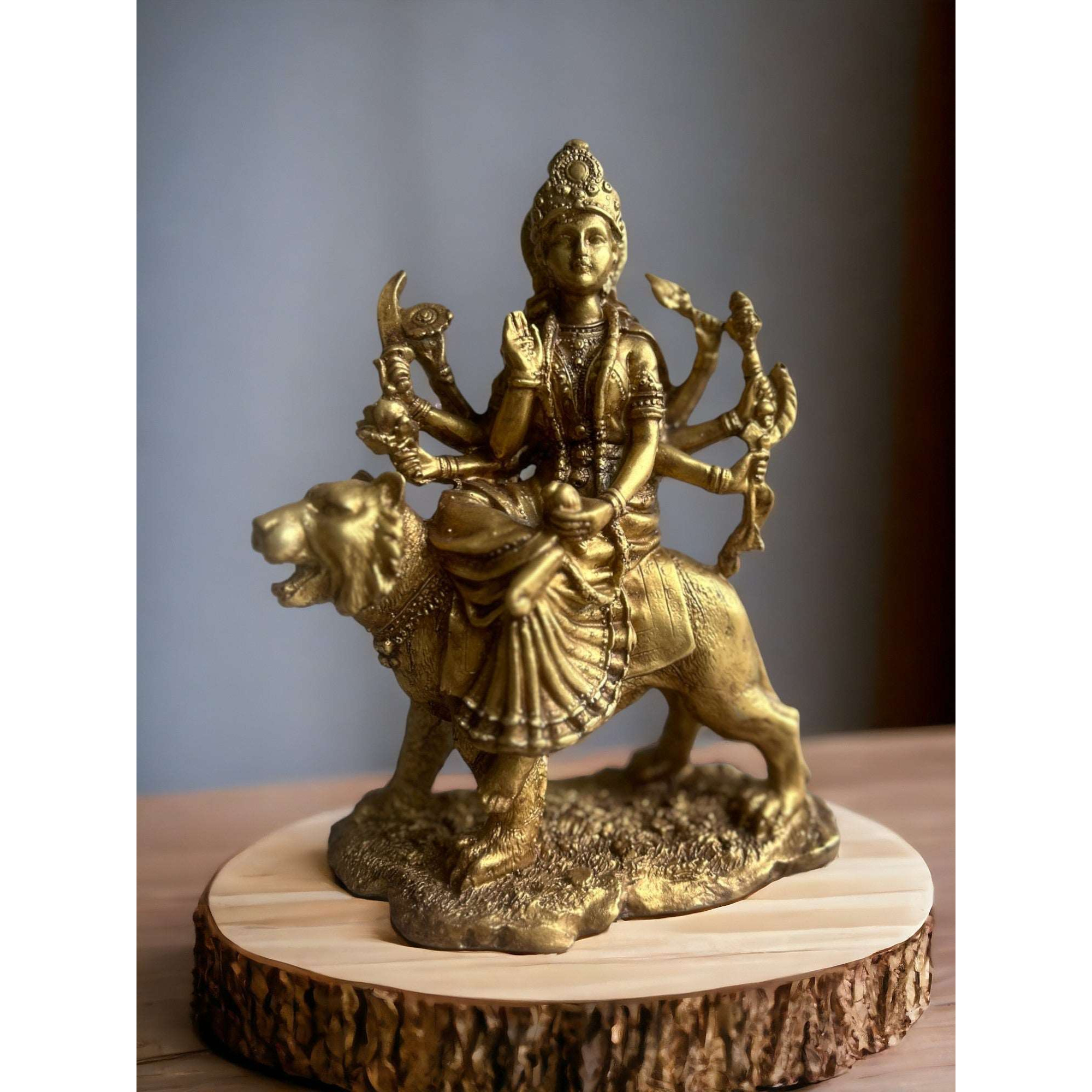 Sherawali Maa Murti Hindu Divine Mother of Strength and Protection Murti