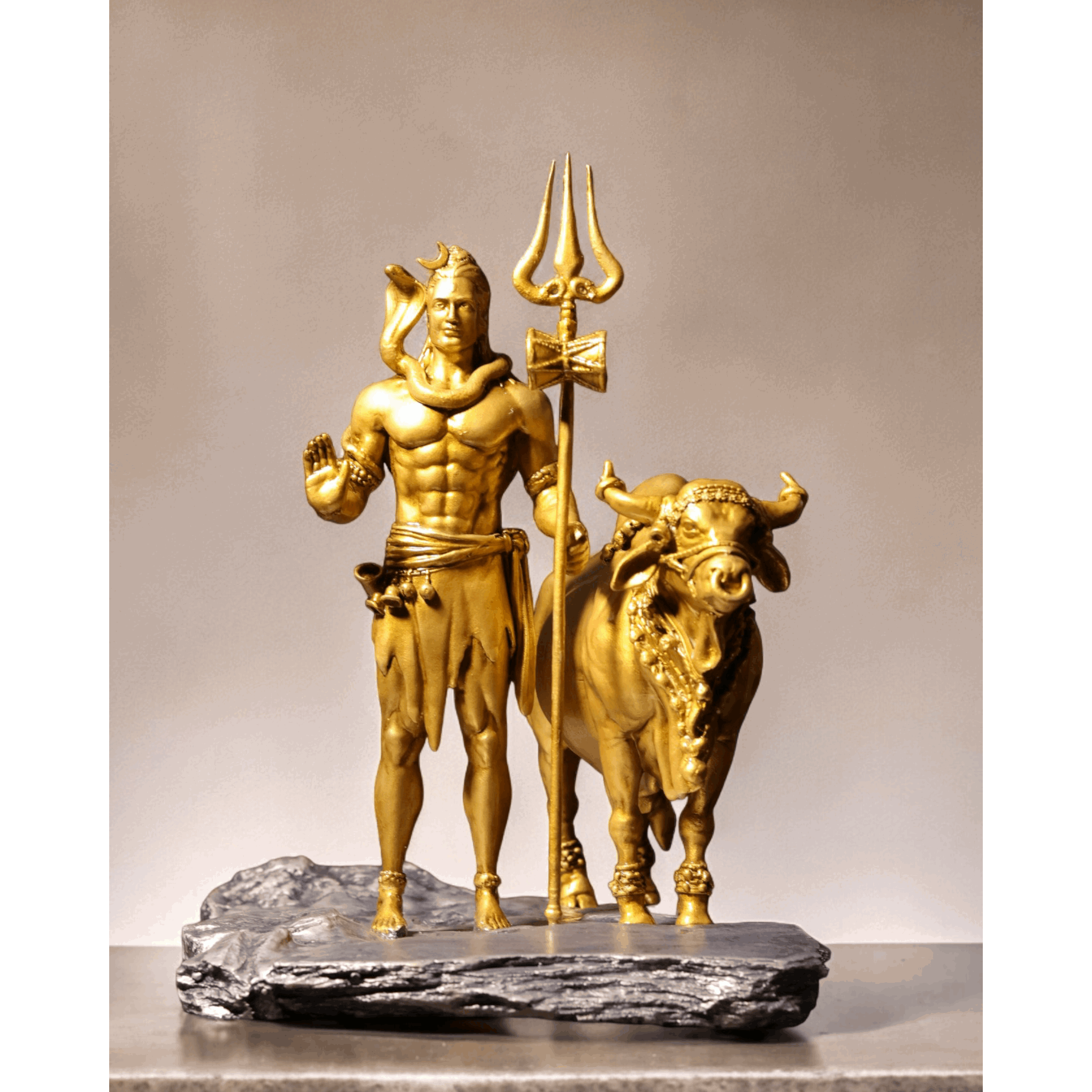 Shiv Ji and Nandi Murti - Divine Protector