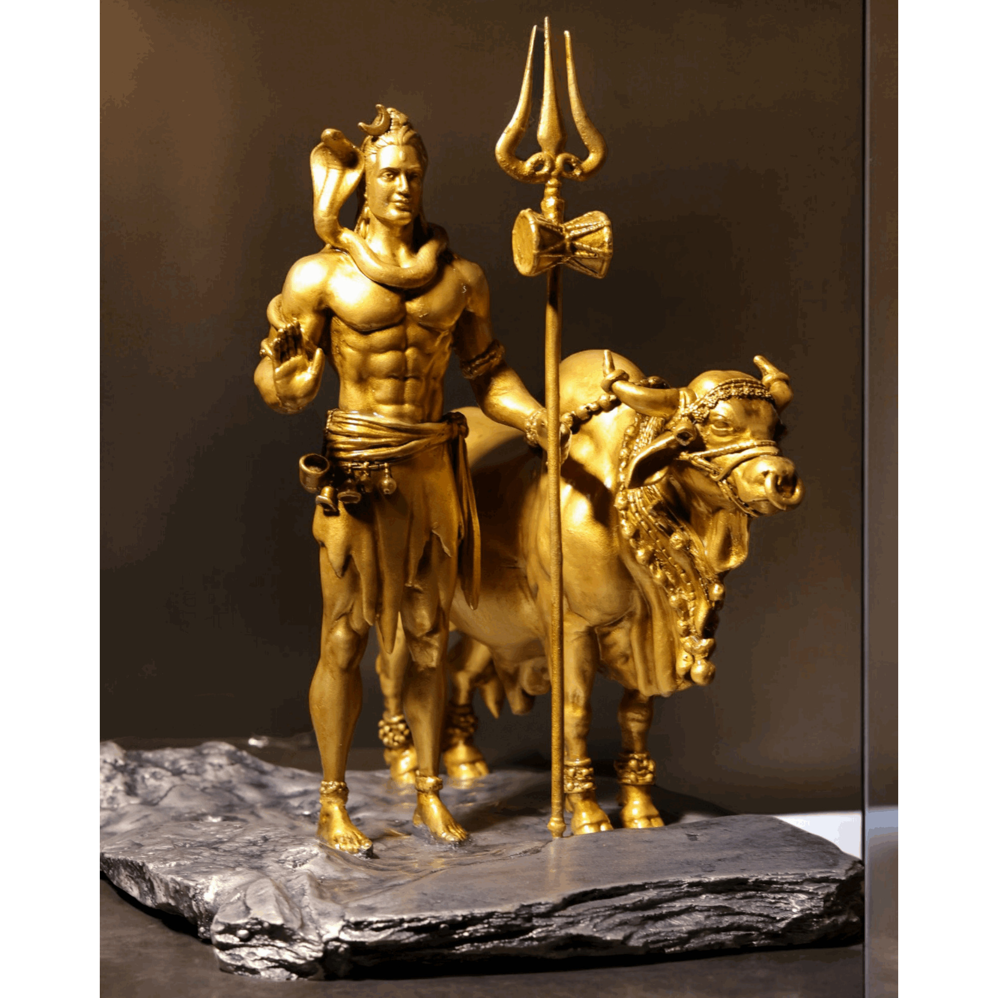 Shiv Ji and Nandi Murti - Divine Protector