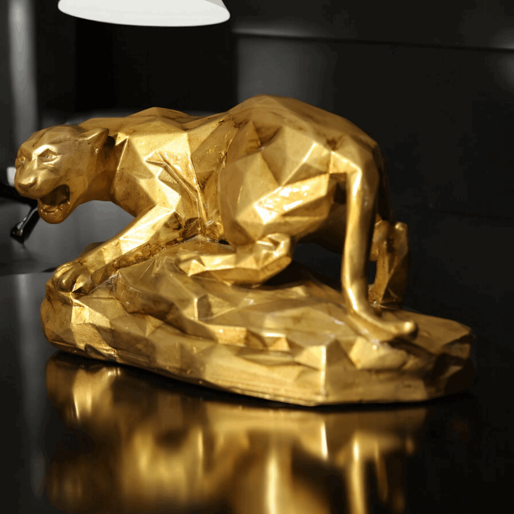 Panther On Mountain - Sleek and Stylish Decor for home and office.