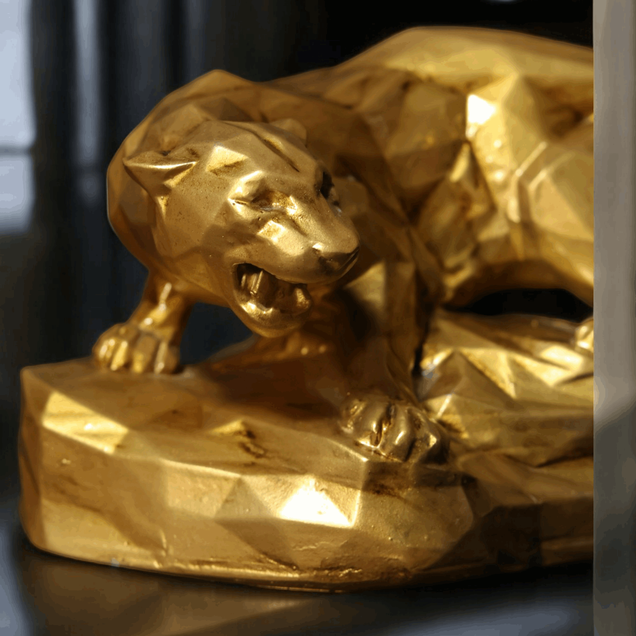 Panther On Mountain - Sleek and Stylish Decor for home and office.
