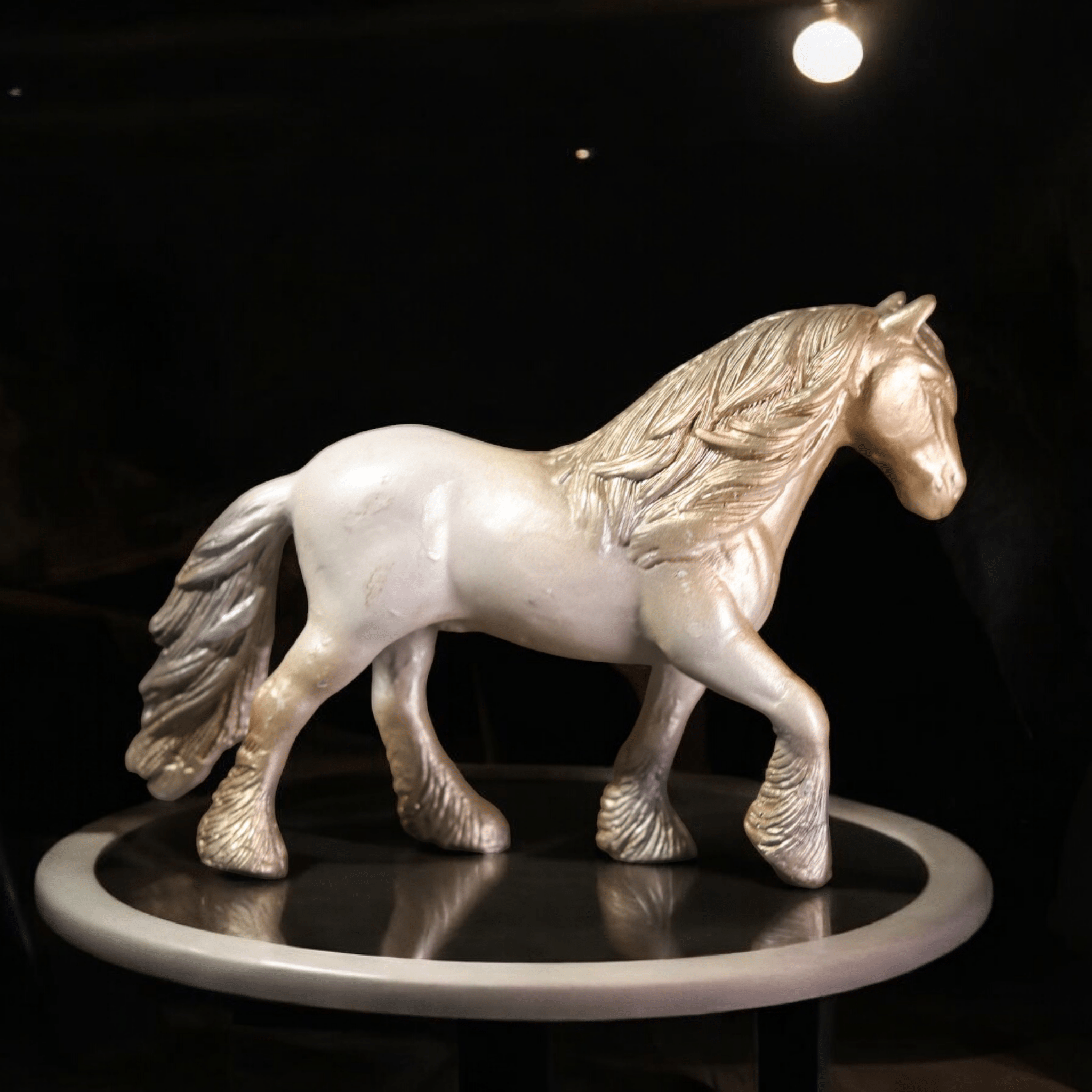 Horse  With Hair - Elegant Equestrian Decor
