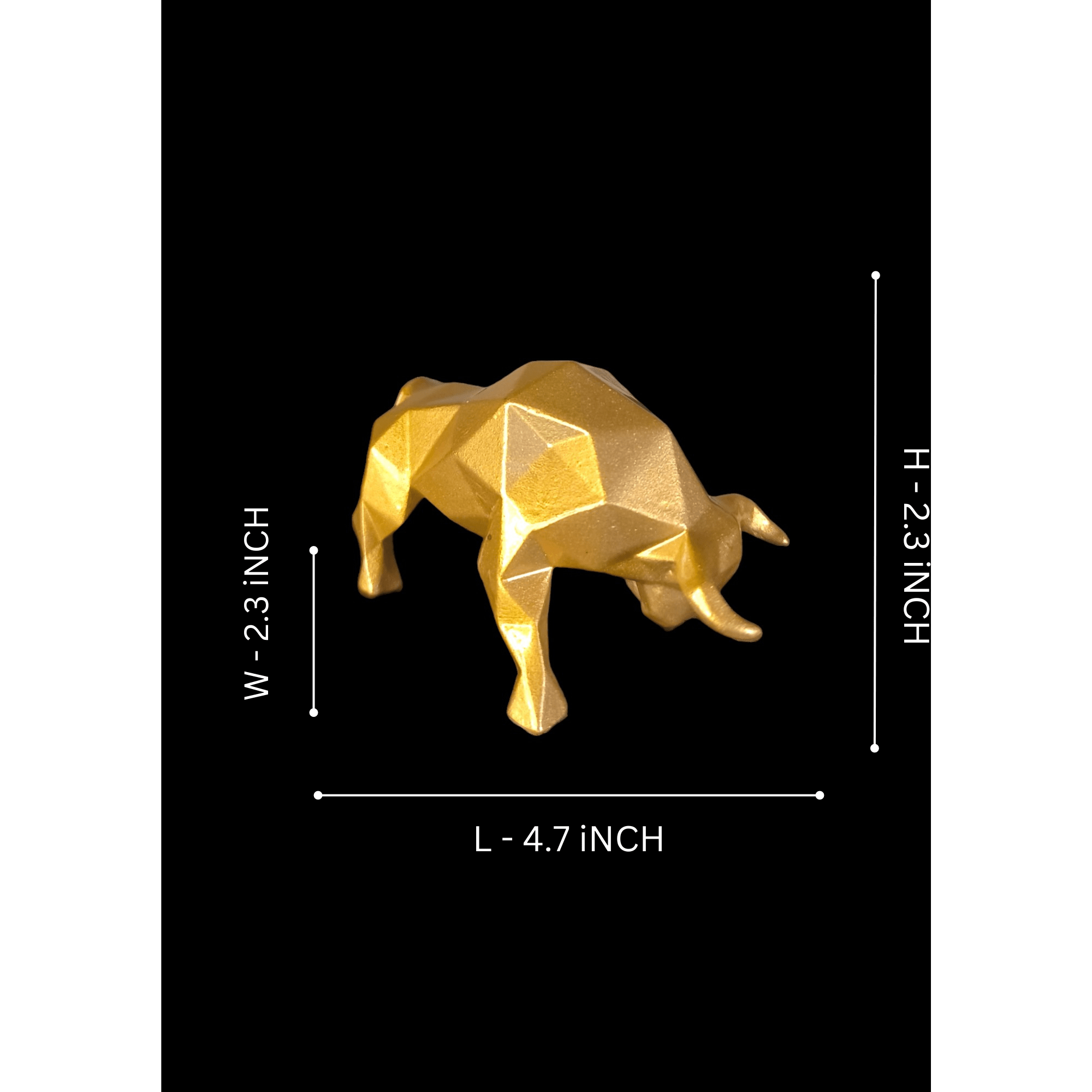 Bull For Home and Office Decor  Symbol of Strength for Your Workspace